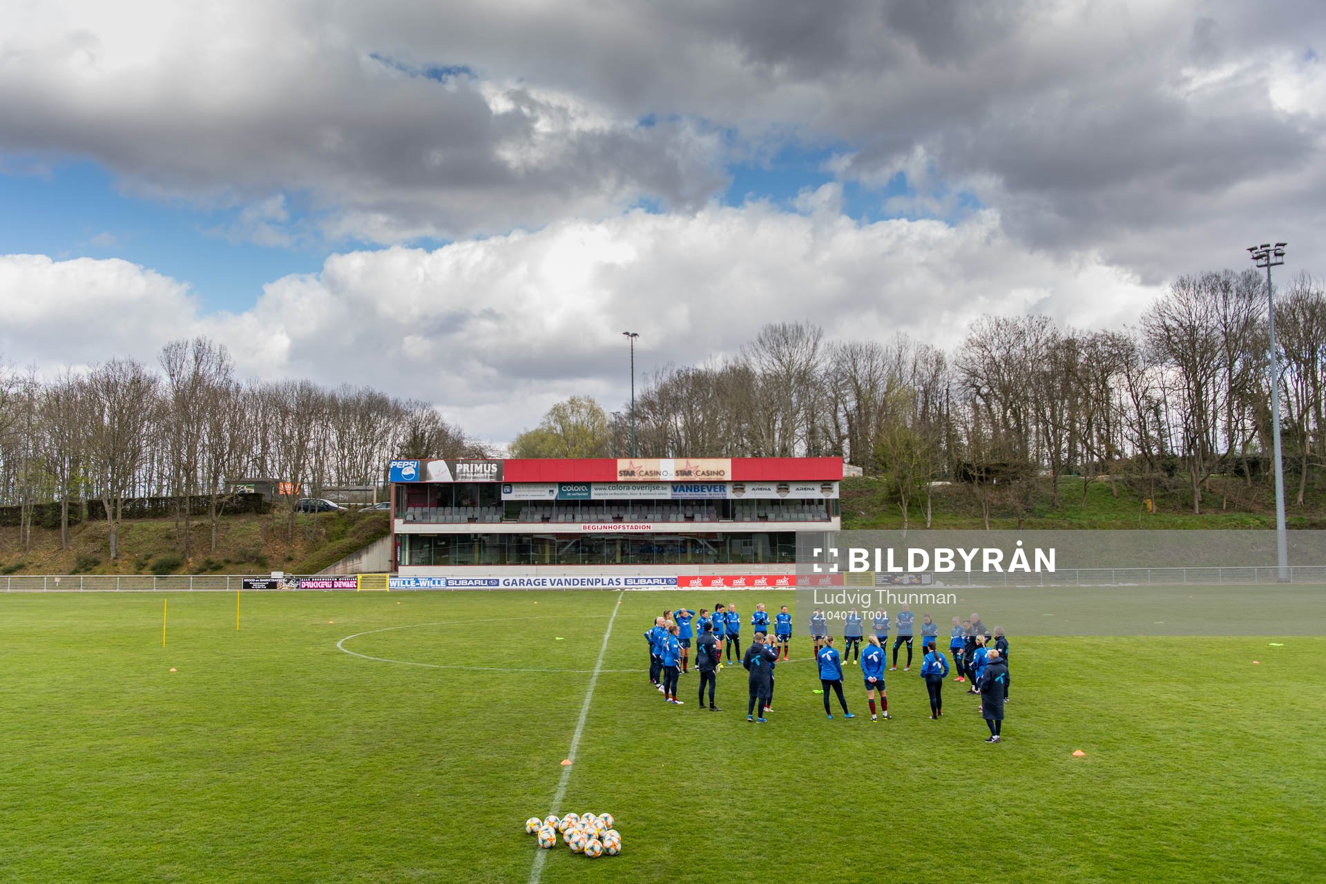 General view of the Norwegian national football team