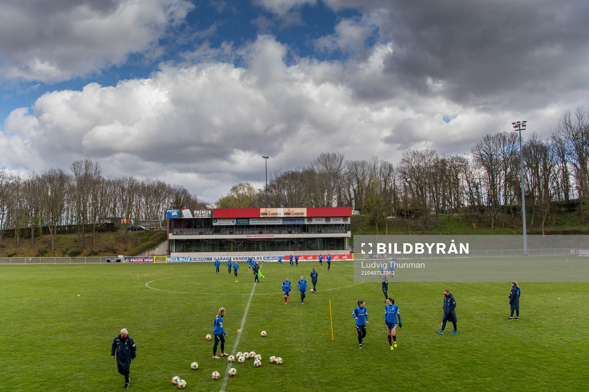 General view of the Norwegian national football team