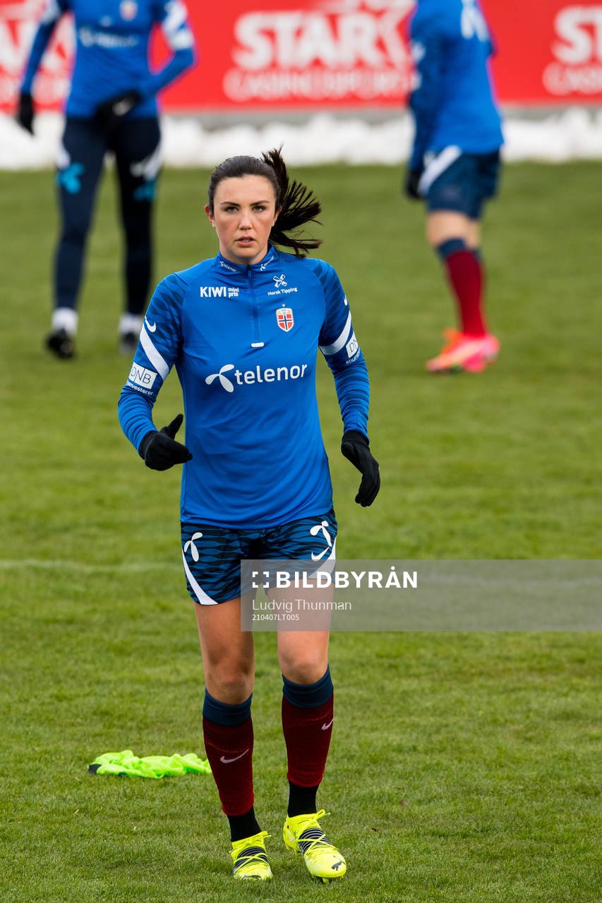Ingrid Syrstad Engen of the Norwegian national football team