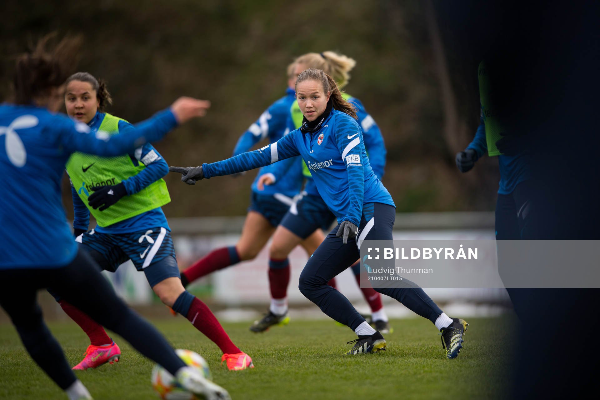 Guro Reiten of the Norwegian national football team