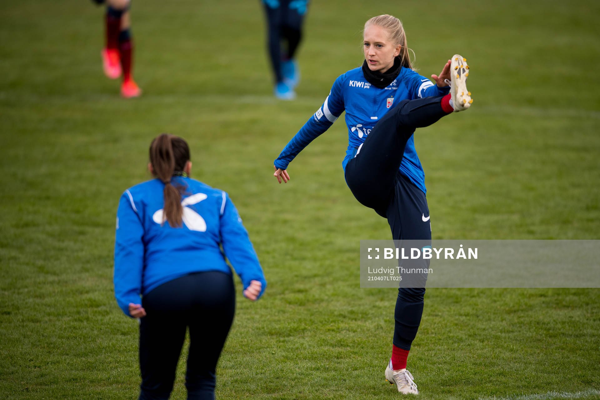 Amalie Vevle Eikeland of the Norwegian national football