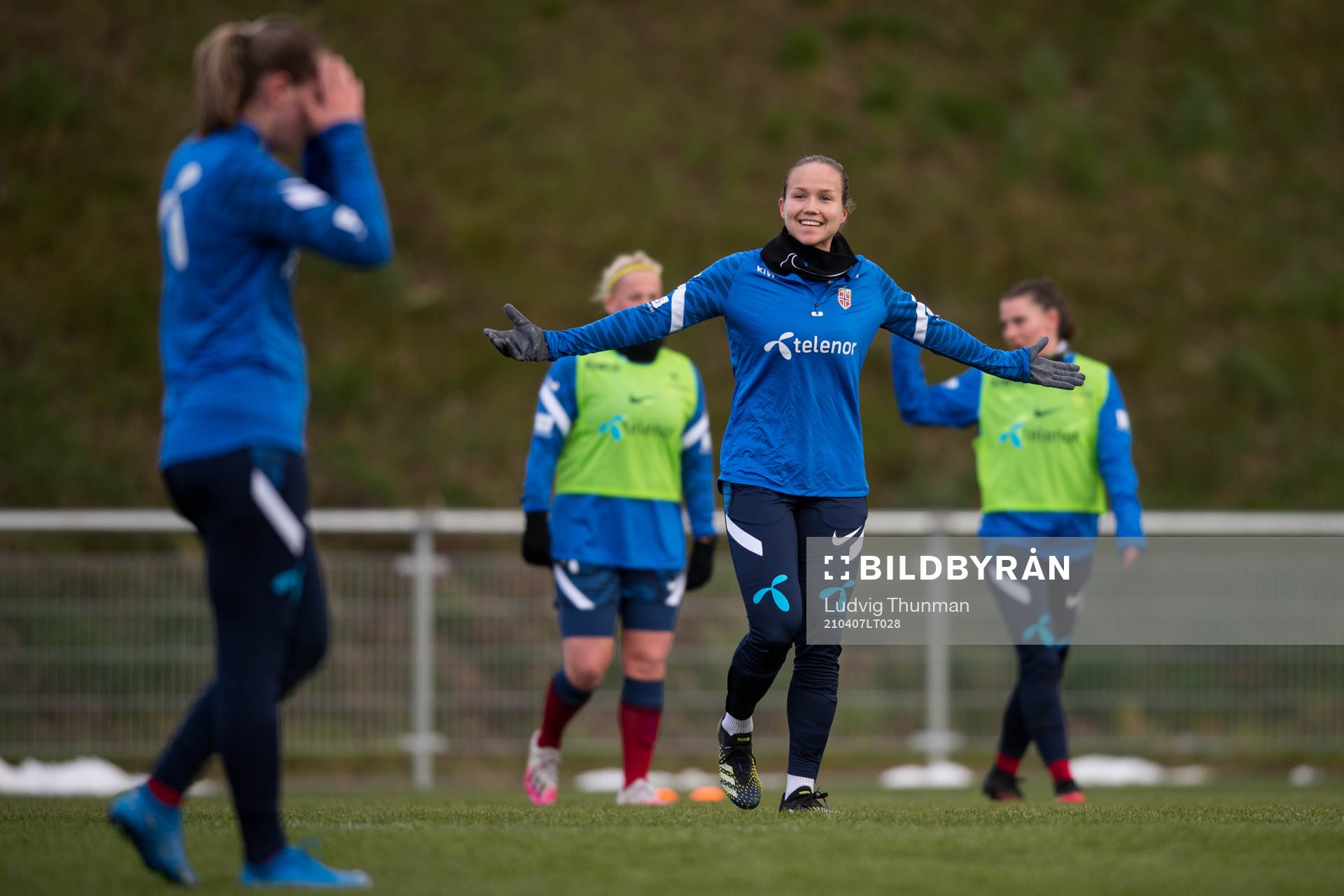 Guro Reiten of the Norwegian national football team