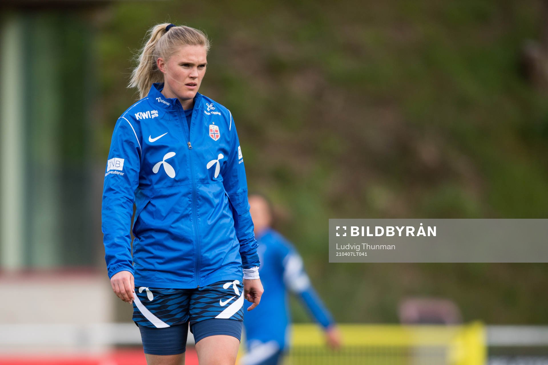 Kristine Bjørdal Leine of the Norwegian national football