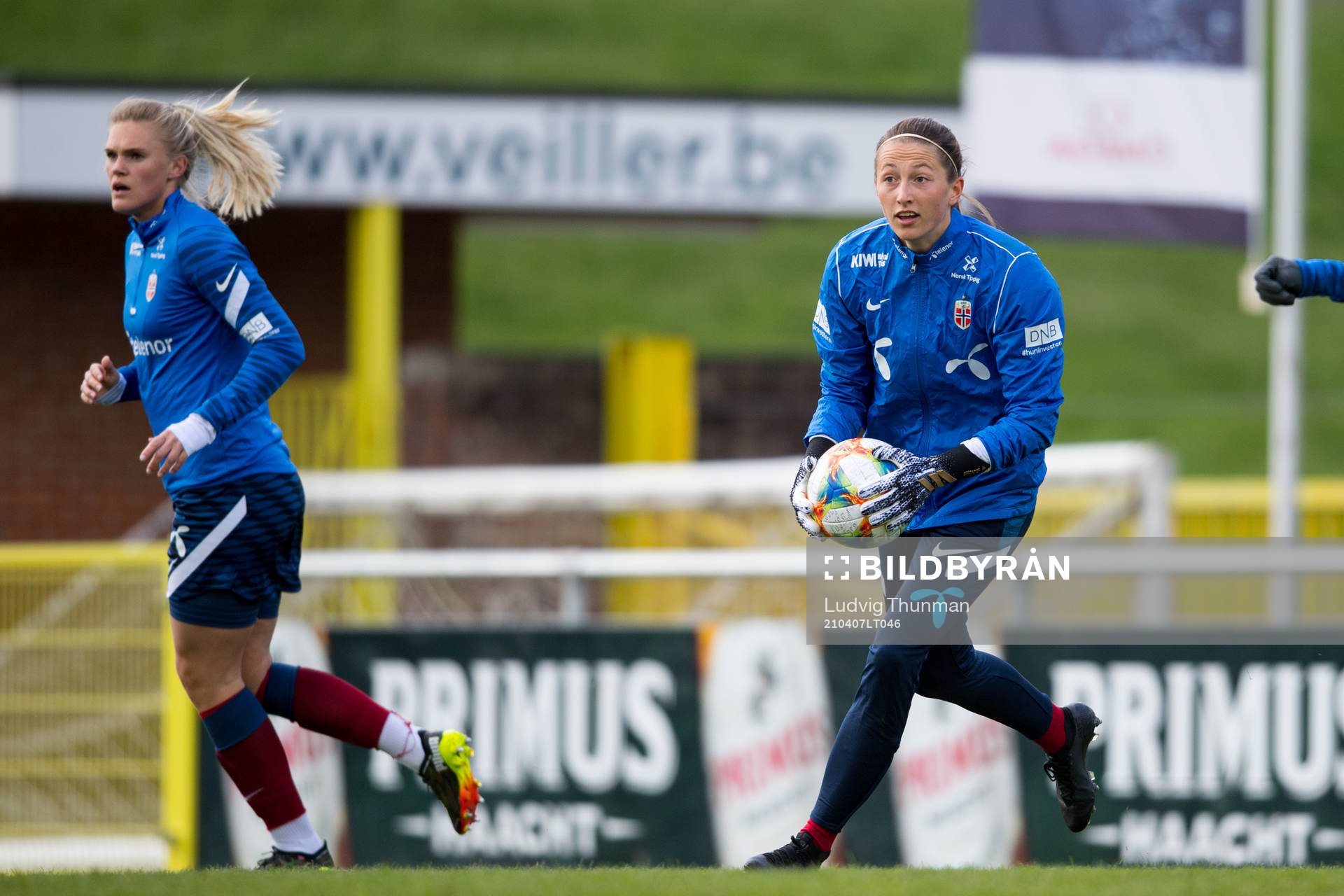 Goalkeeper Cecilie Hauståker Fiskerstrand of the Norwegian