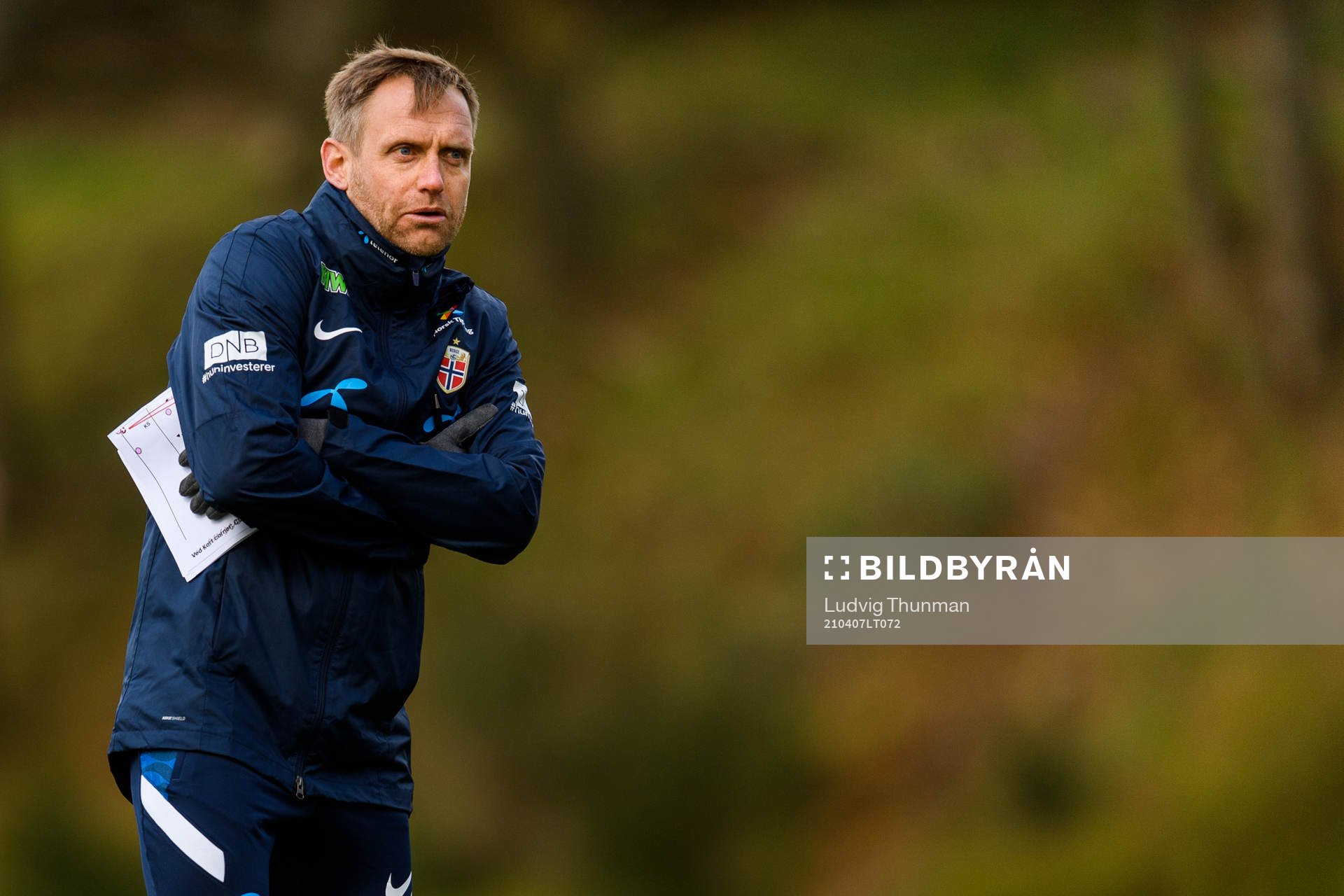 Martin Sjögren, head coach of the Norwegian national