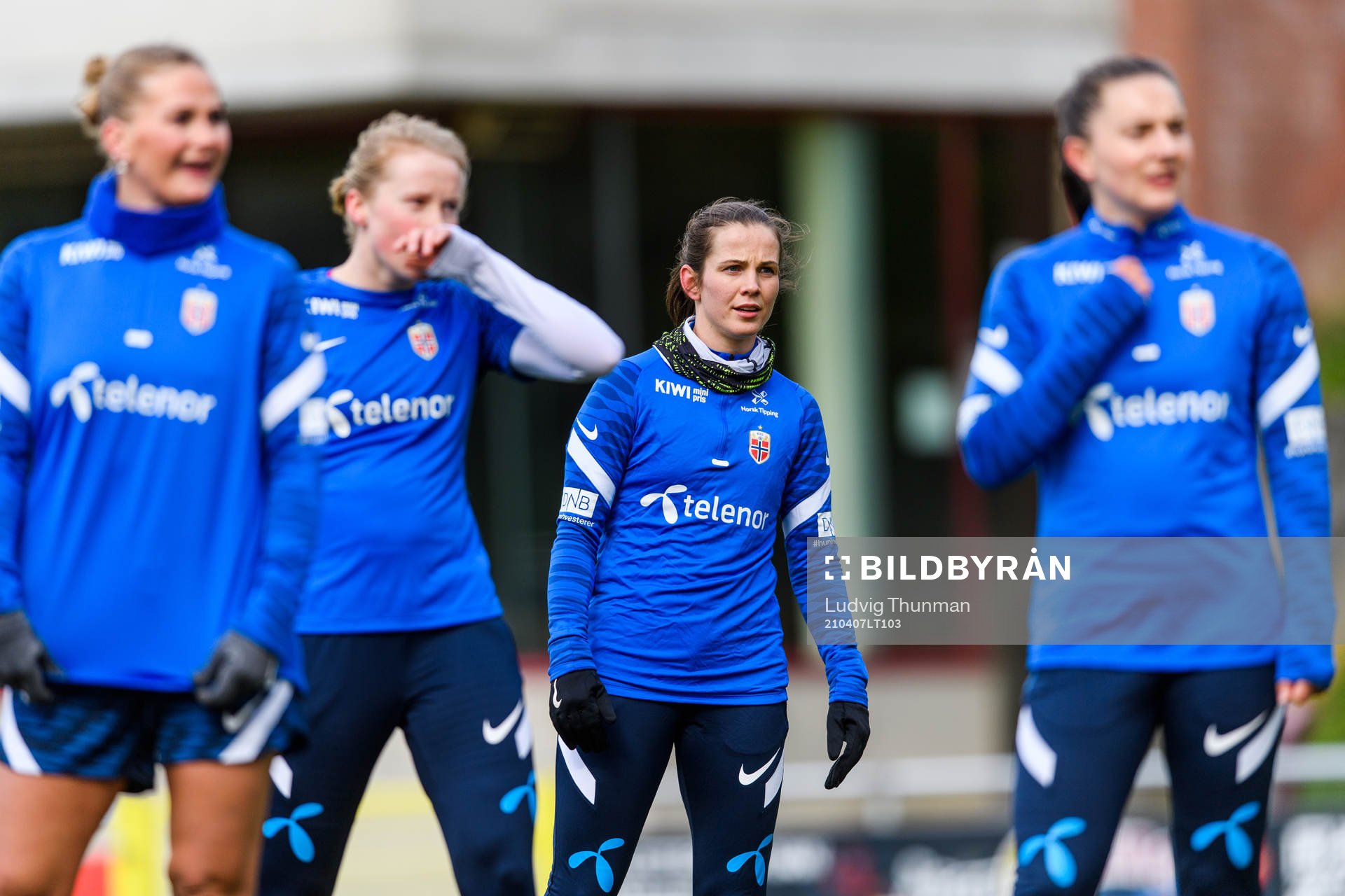 Tuva Hansen of the Norwegian national football team
