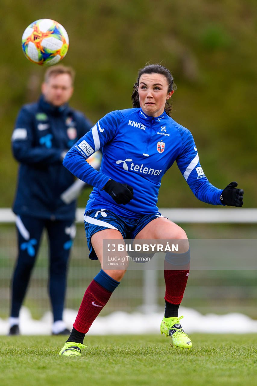 Ingrid Syrstad Engen of the Norwegian national football team