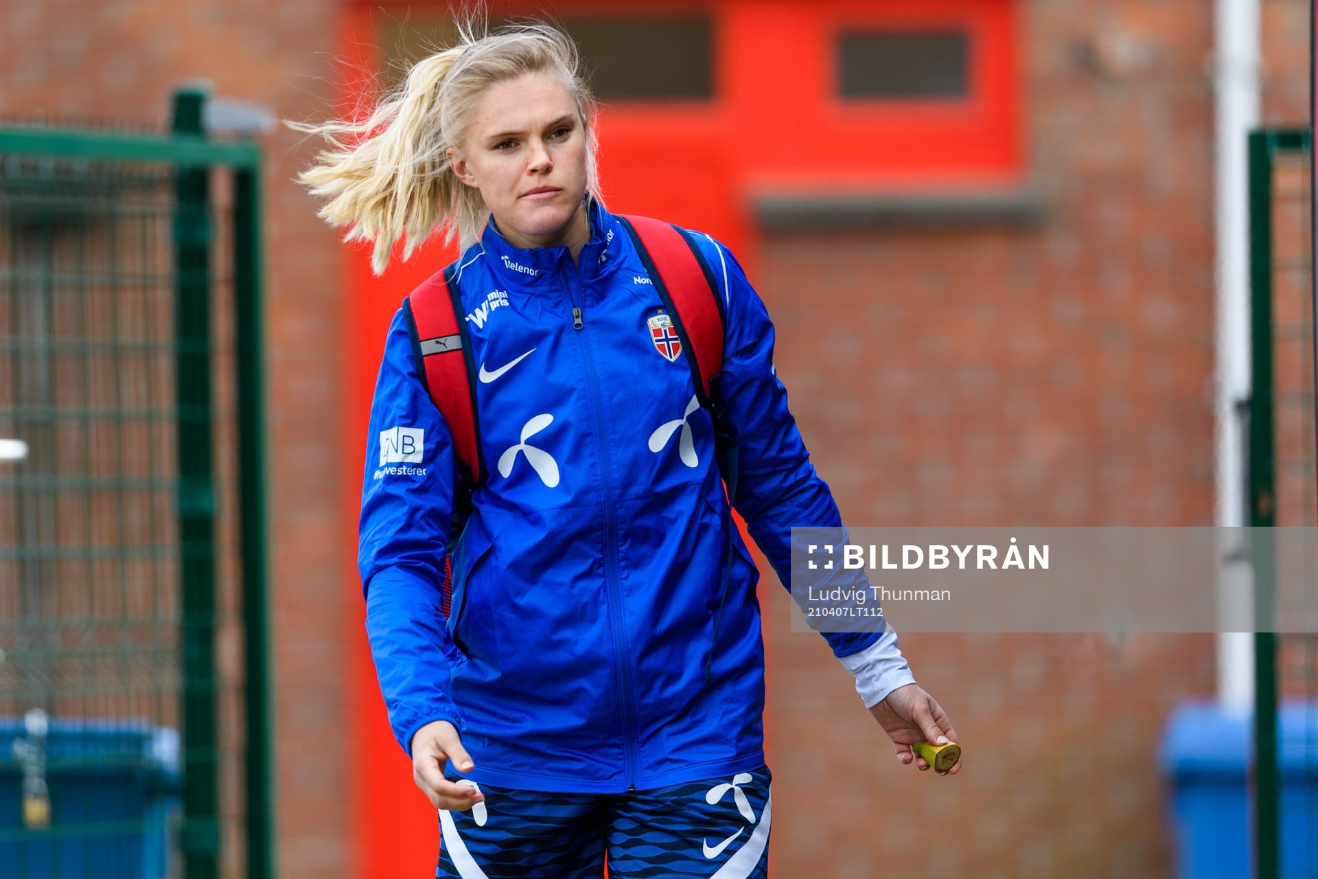 Kristine Bjørdal Leine of the Norwegian national football