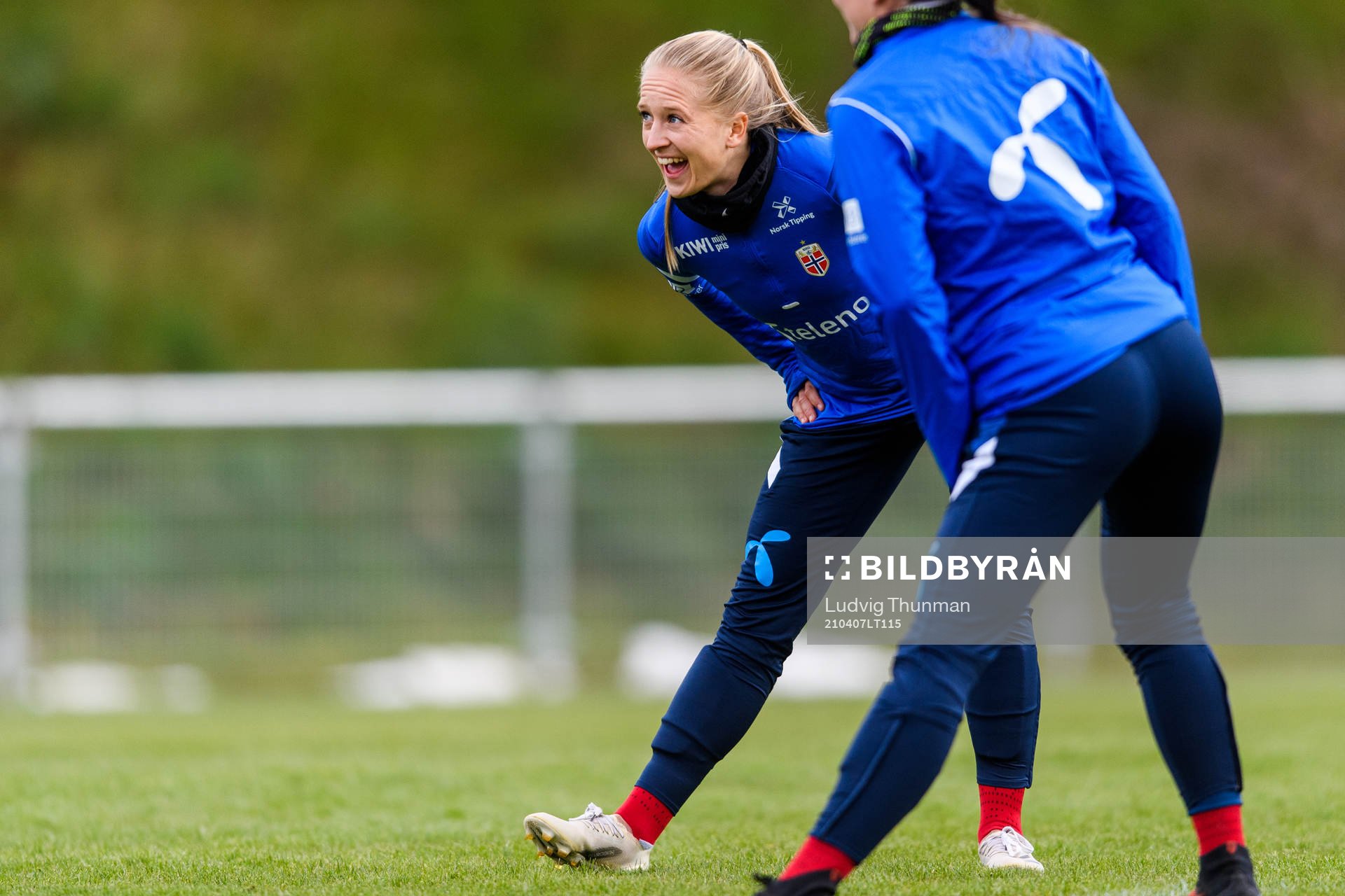 Amalie Vevle Eikeland of the Norwegian national football