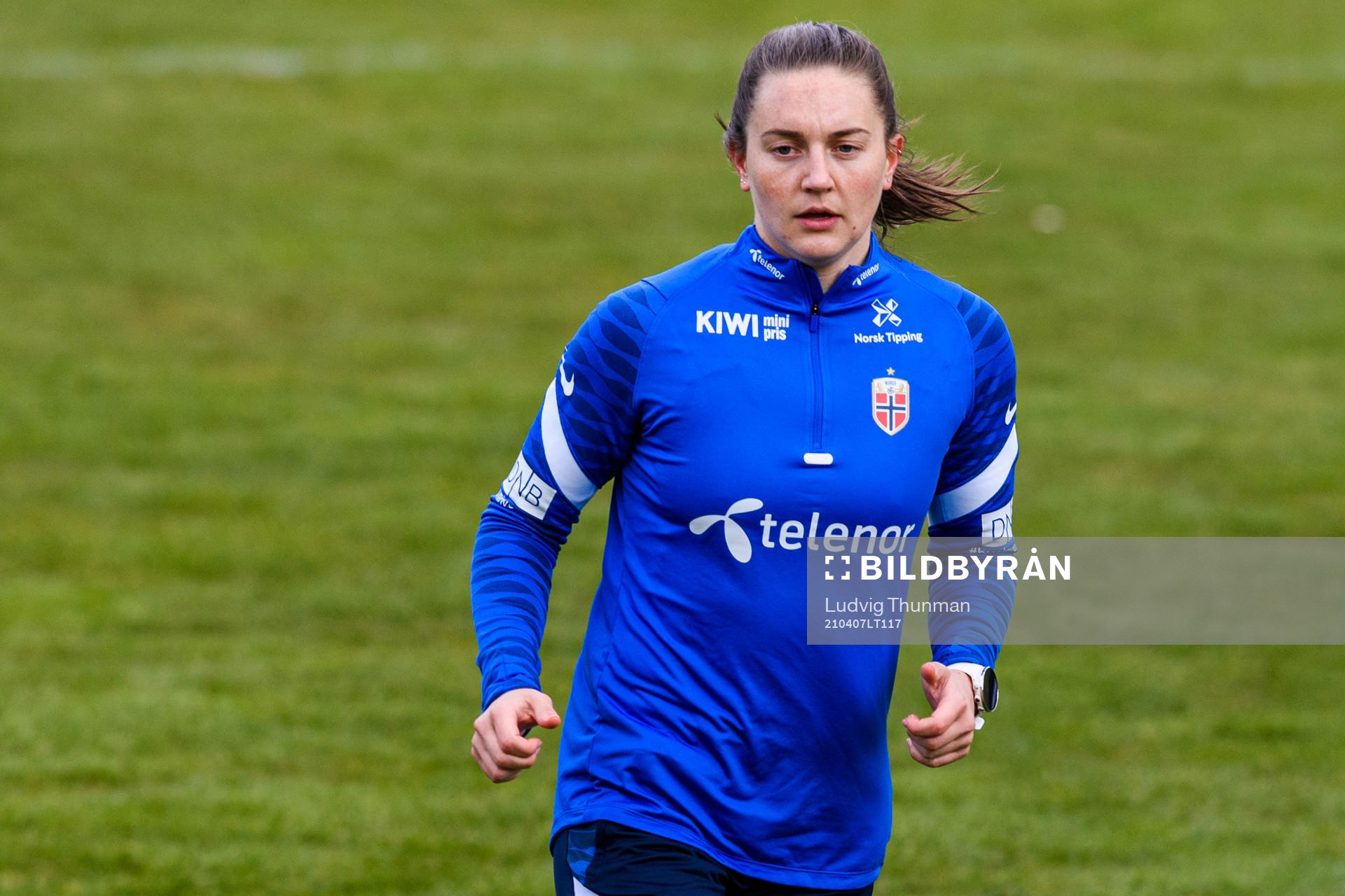 Vilde Bøe Risa of the Norwegian national football team