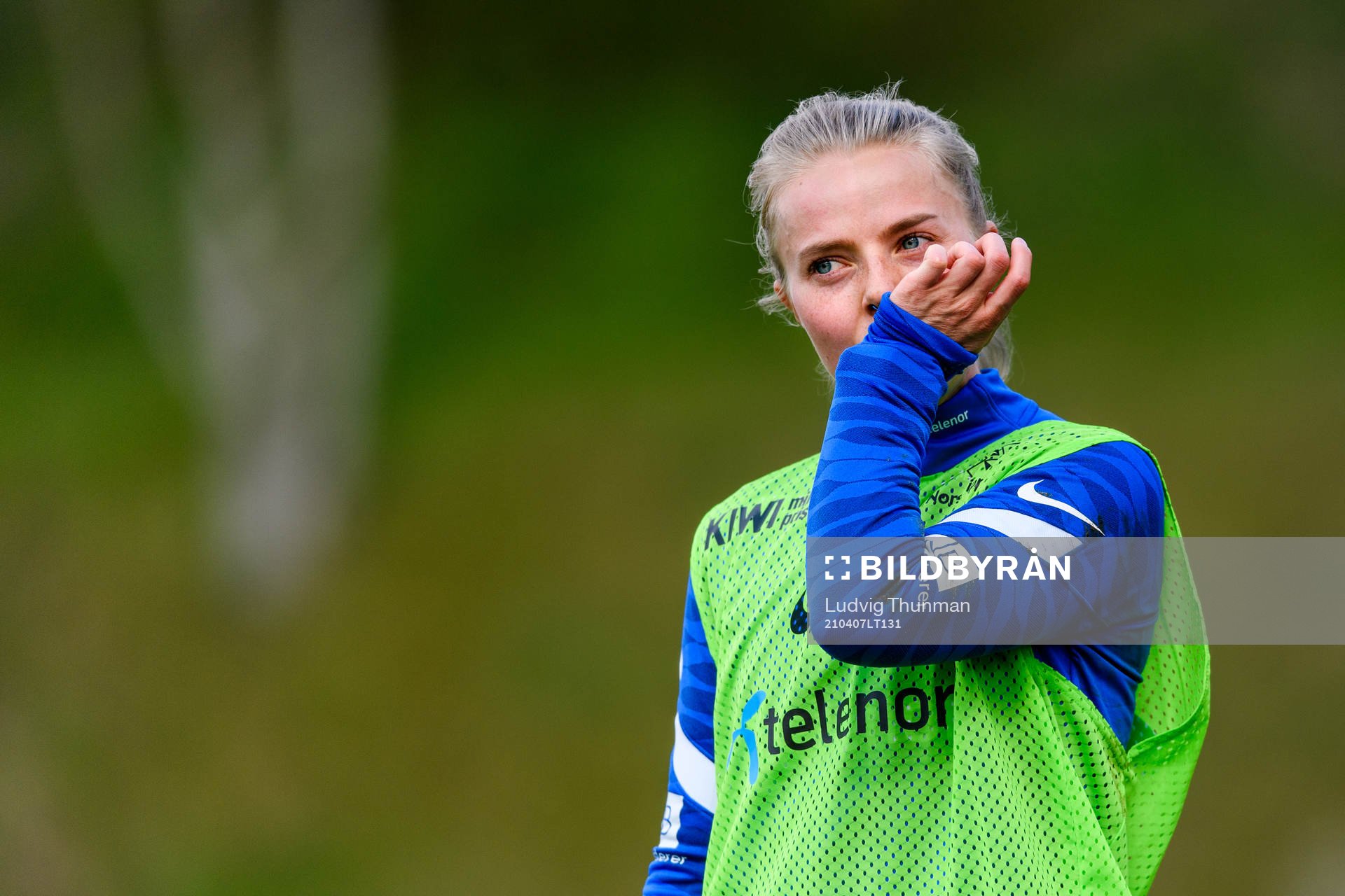 Emilie Marie Woldvik of the Norwegian national football team