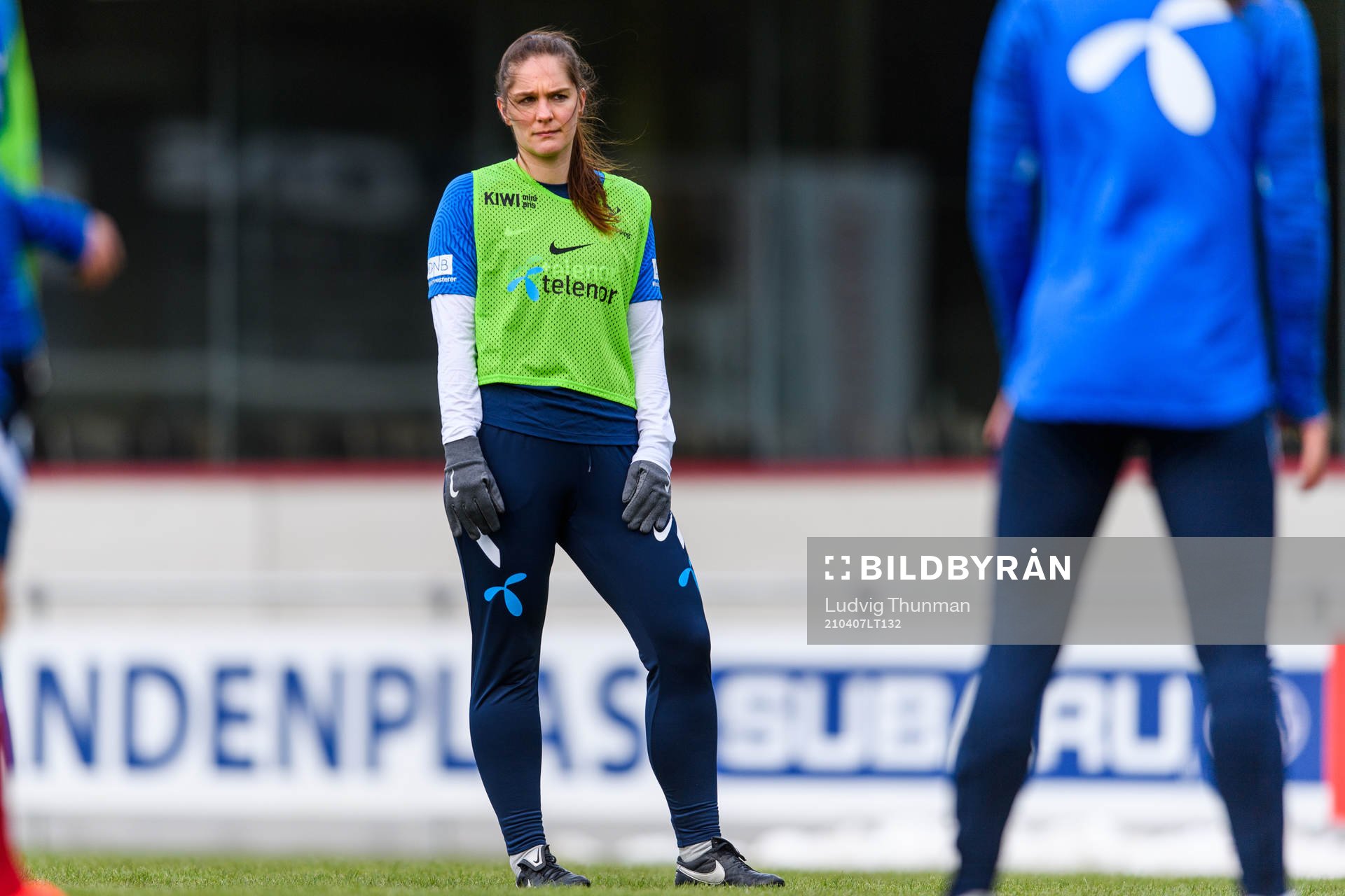 Randi Himle, kit manager of the Norwegian national football