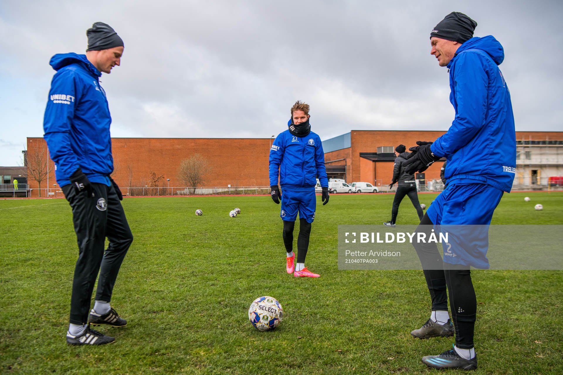 Mattias Håkansson, Johan Blomberg och Fritiof Björkén