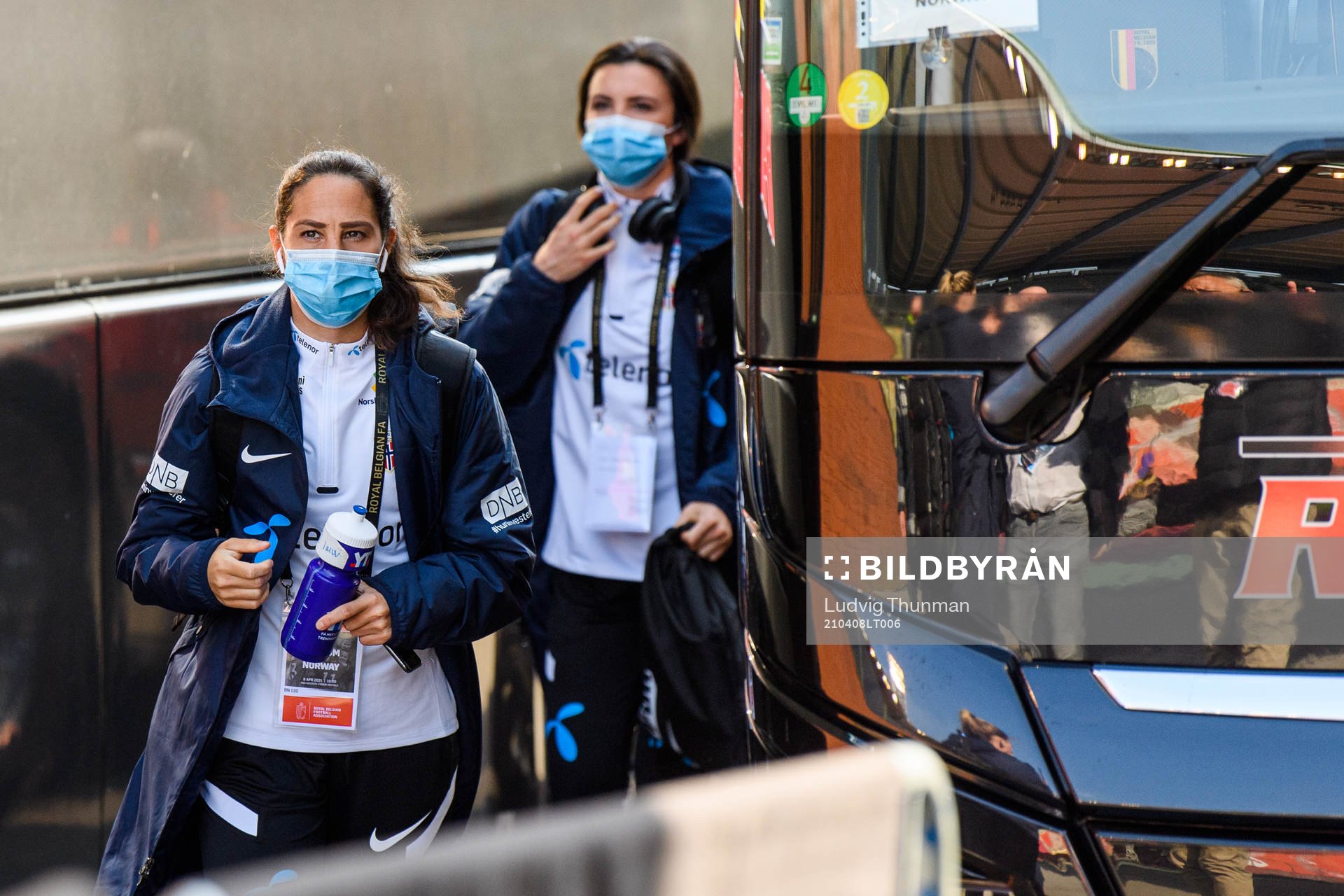 Ingrid Moe Wold of Norway arrives