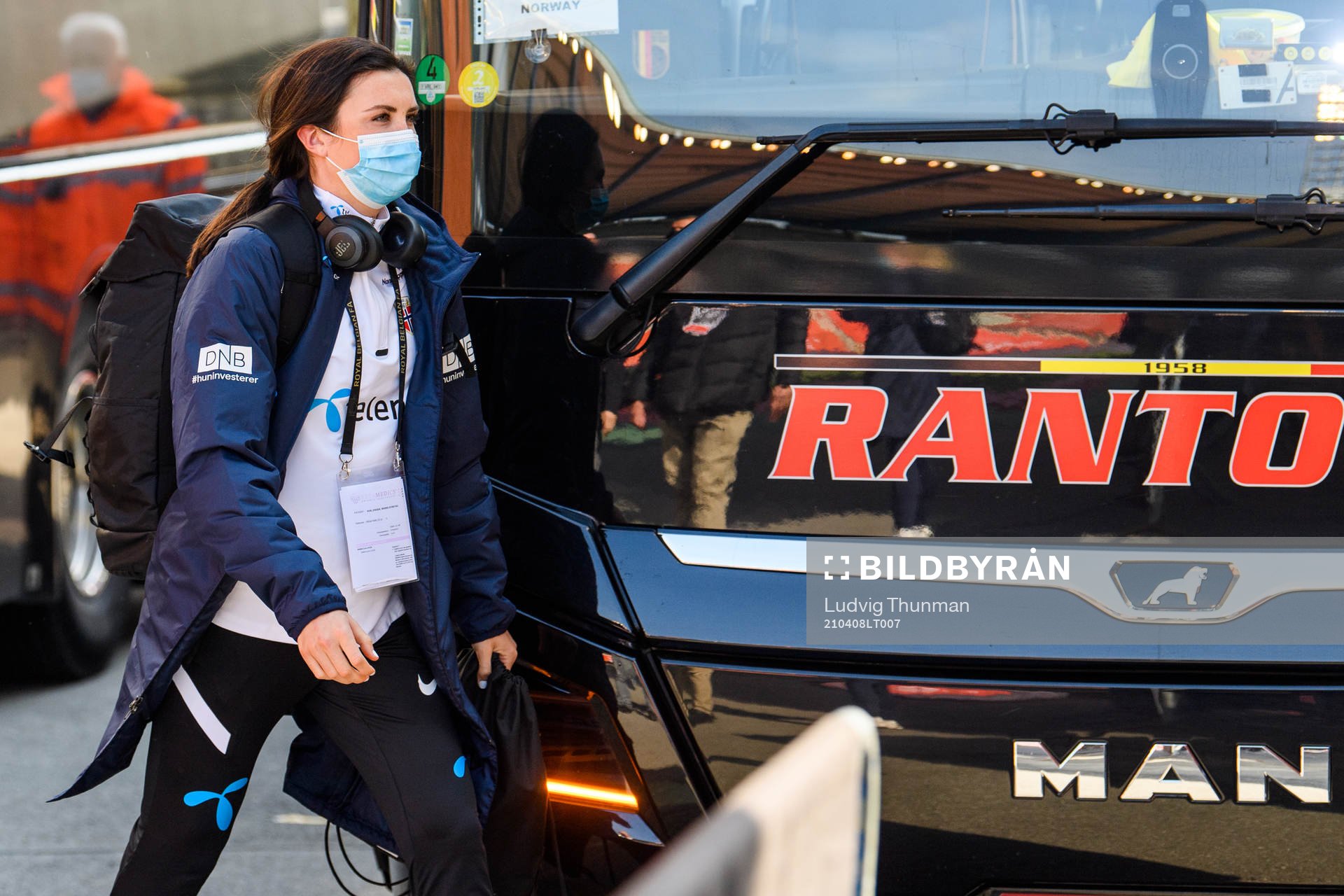 Ingrid Syrstad Engen of Norway arrives