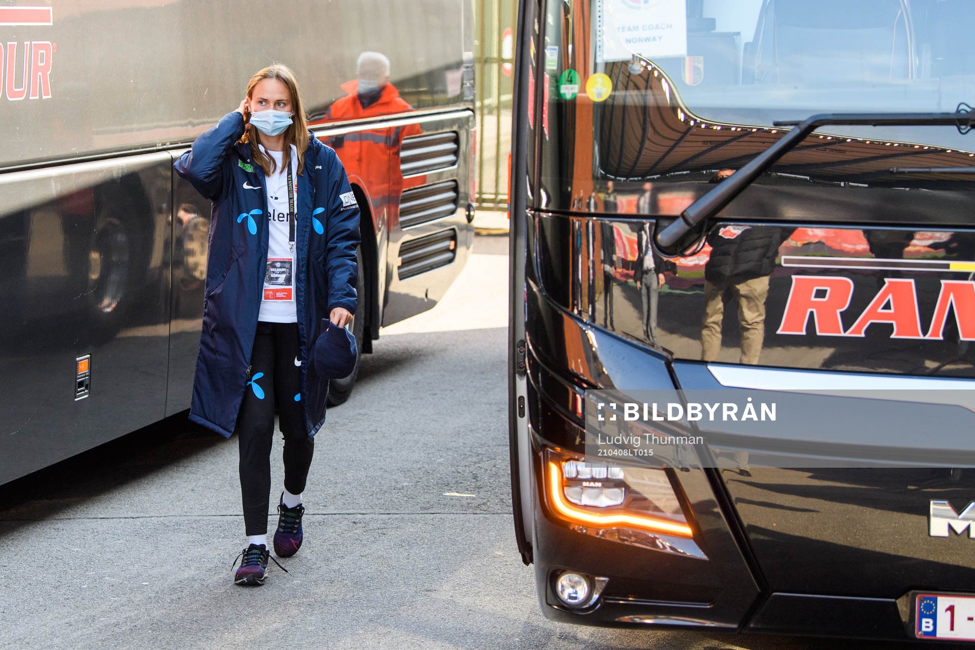 Caroline Graham Hansen of Norway arrives