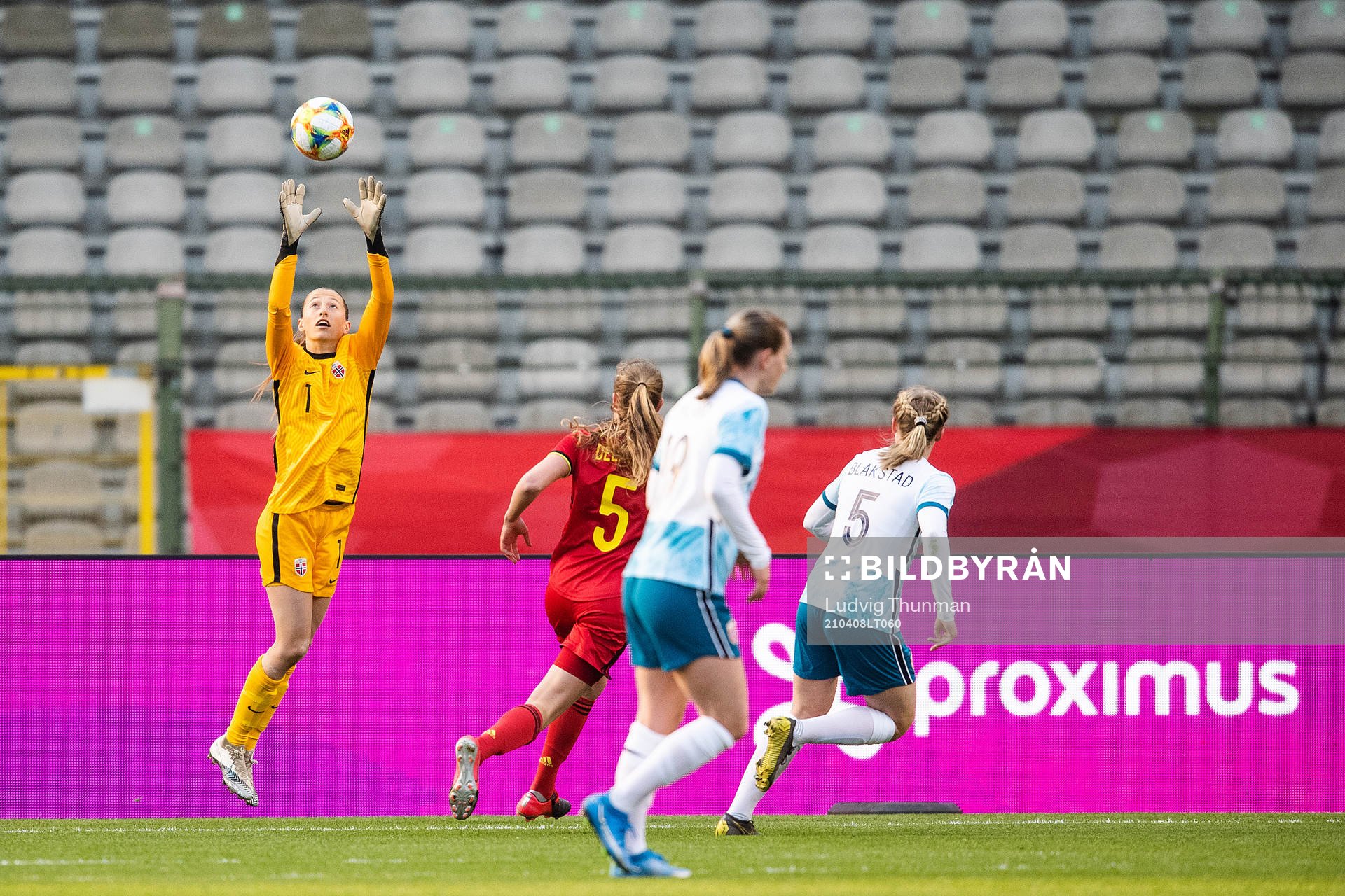 goalkeeper Cecilie Fiskerstrand of Norway