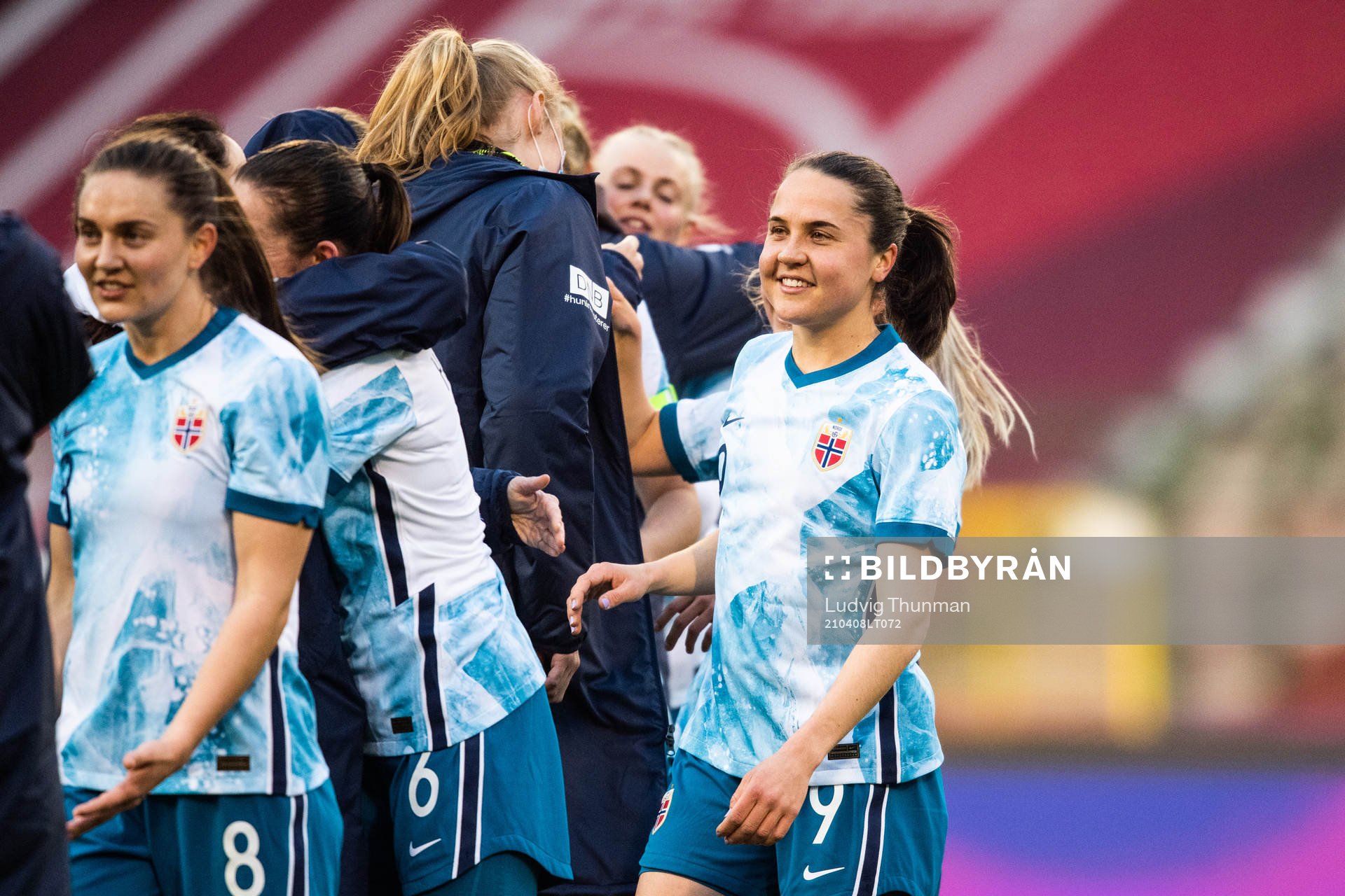 Heidi Elisabeth Ellingsen of Norway celebrates