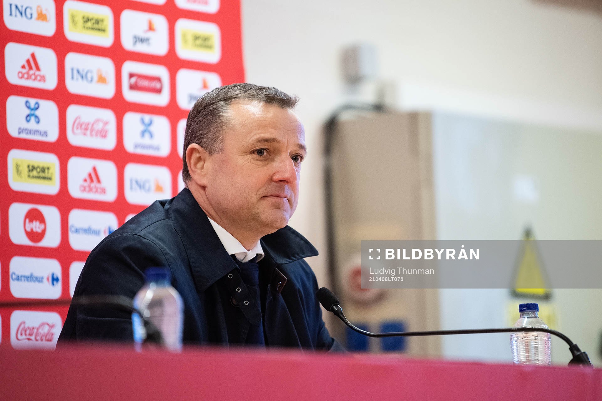 Ives Serneels, head coach of Belgium
