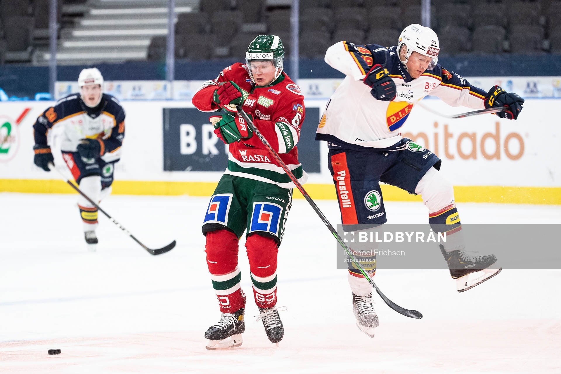 Frölundas Mattias Norlinder och Djurgårdens Rhett