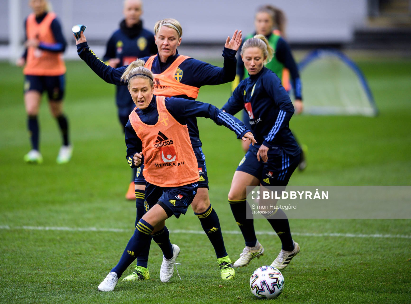 Emma Kullberg, Nilla Fischer and Rebecka Blomqvist