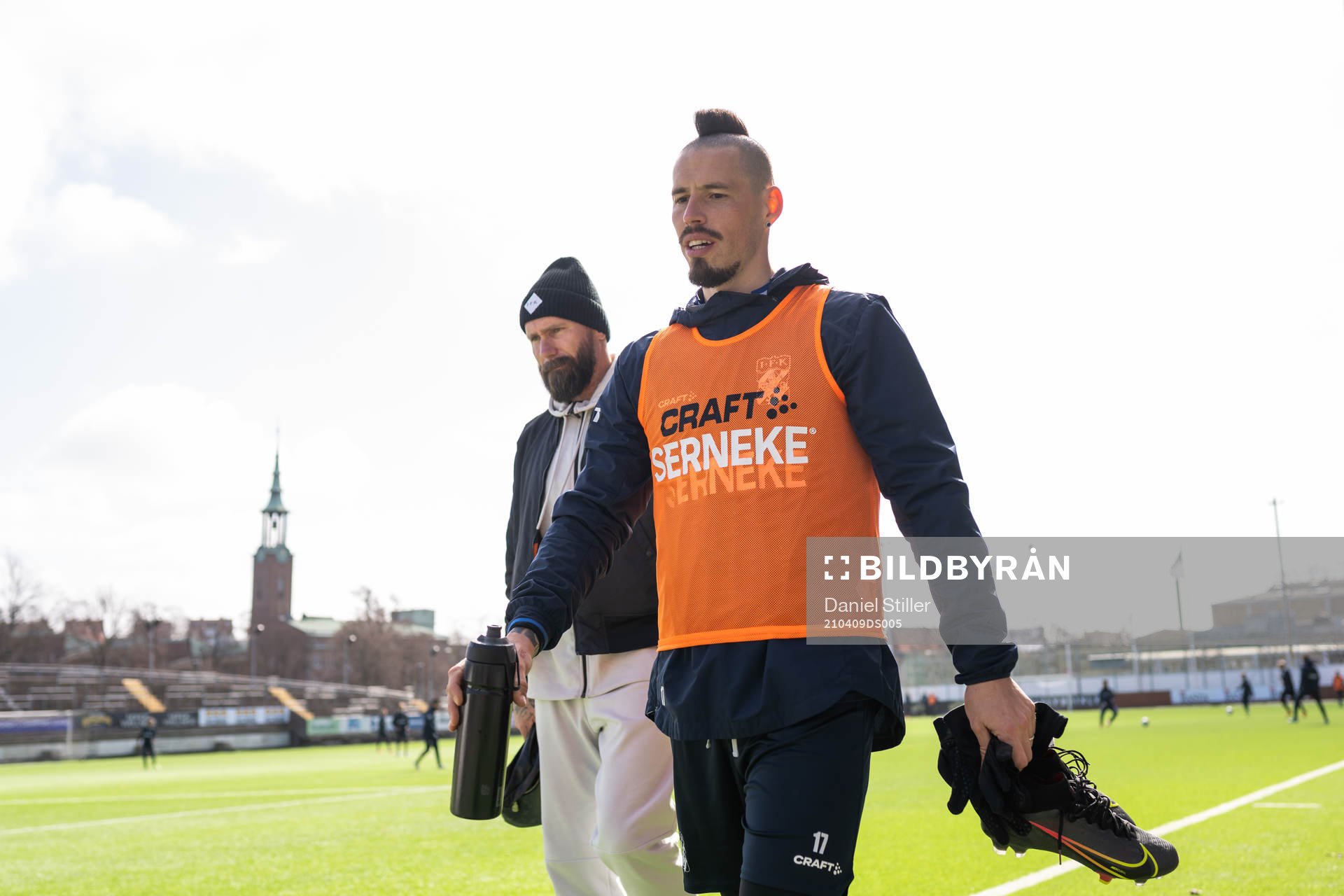 Marek Hamsik kliver av träningen med IFK Göteborg