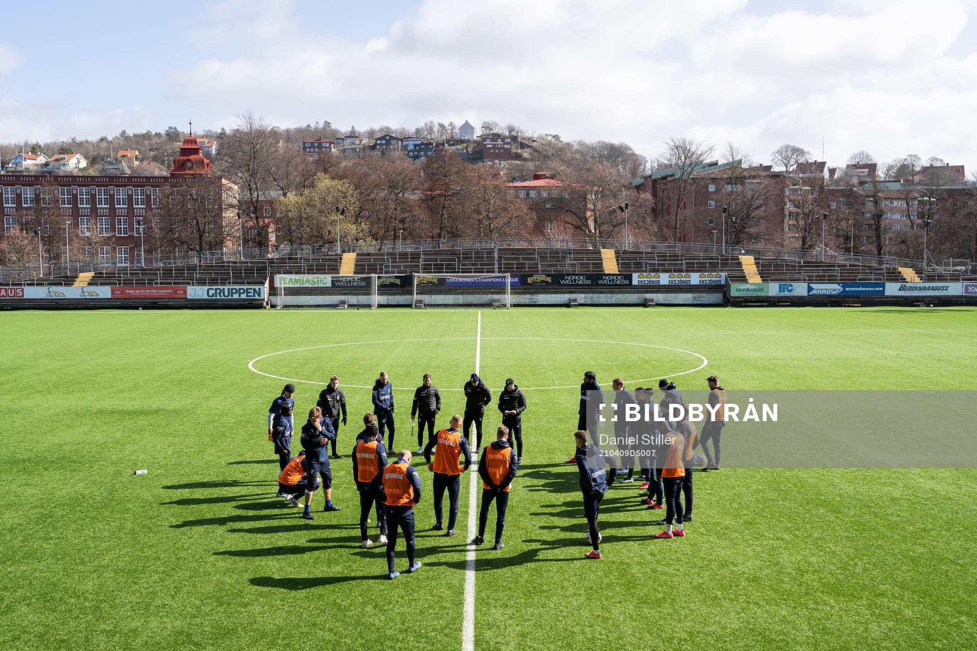 under en träning med IFK Göteborg