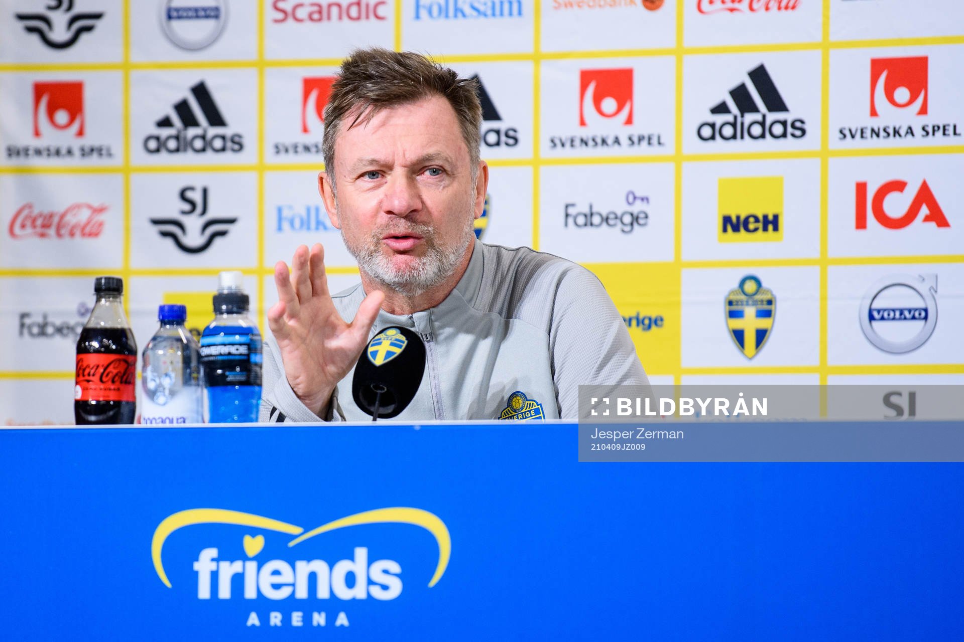 Peter Gerhardsson, Head coach of Sweden