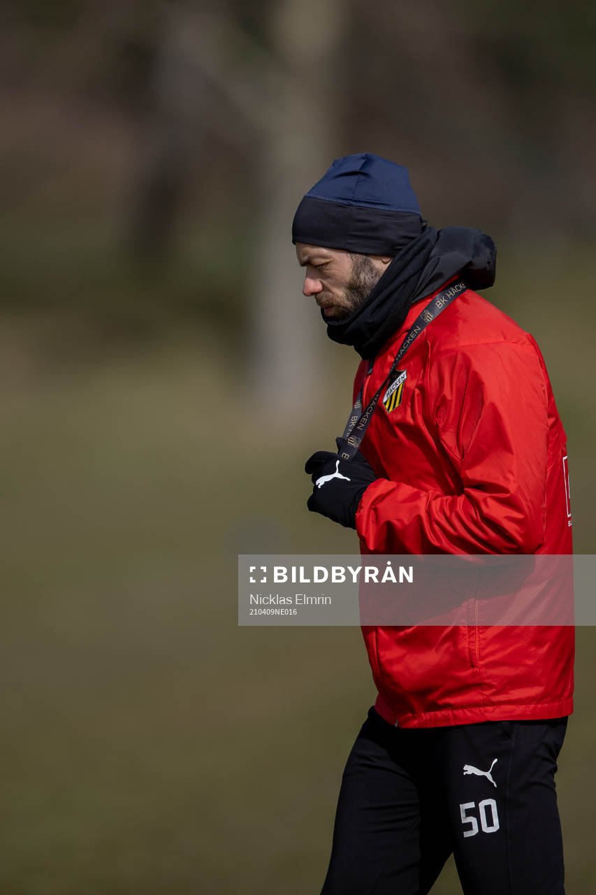 Häckens tränare Andreas Alm