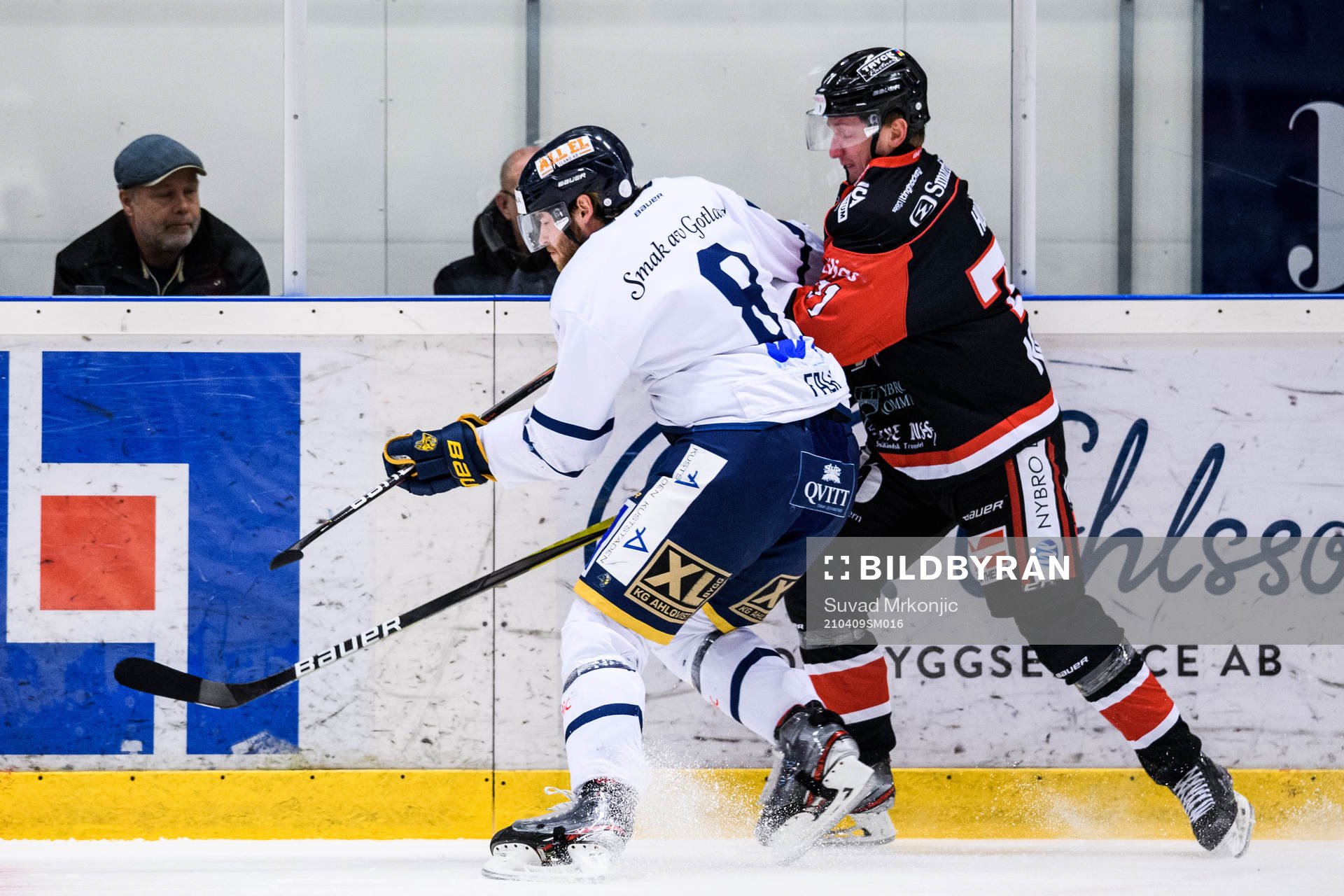 Visby/Romas Hampus Falk och Nybros Kalle Hult