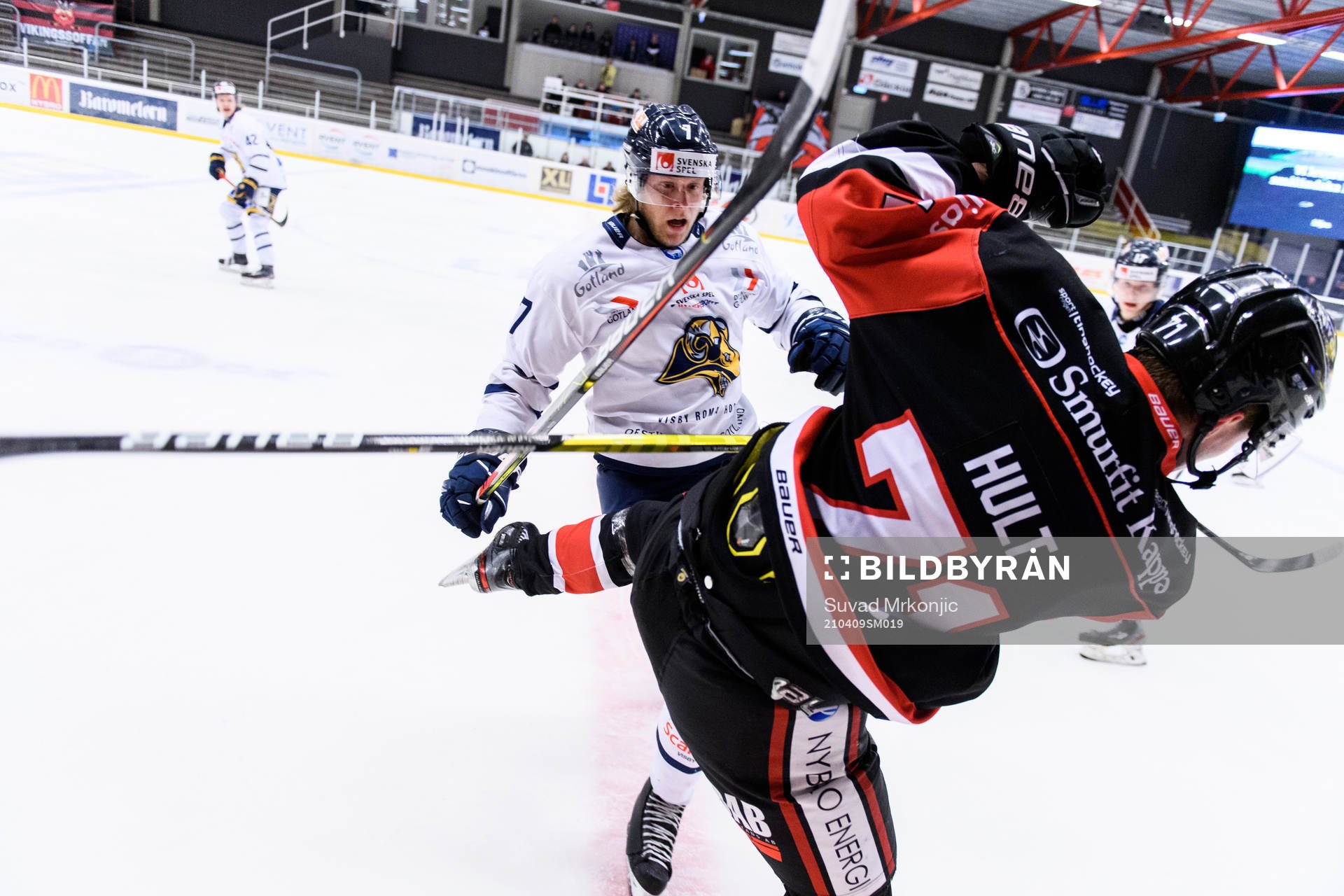 Visby/Romas Lukas Carlsson och Nybros Kalle Hult