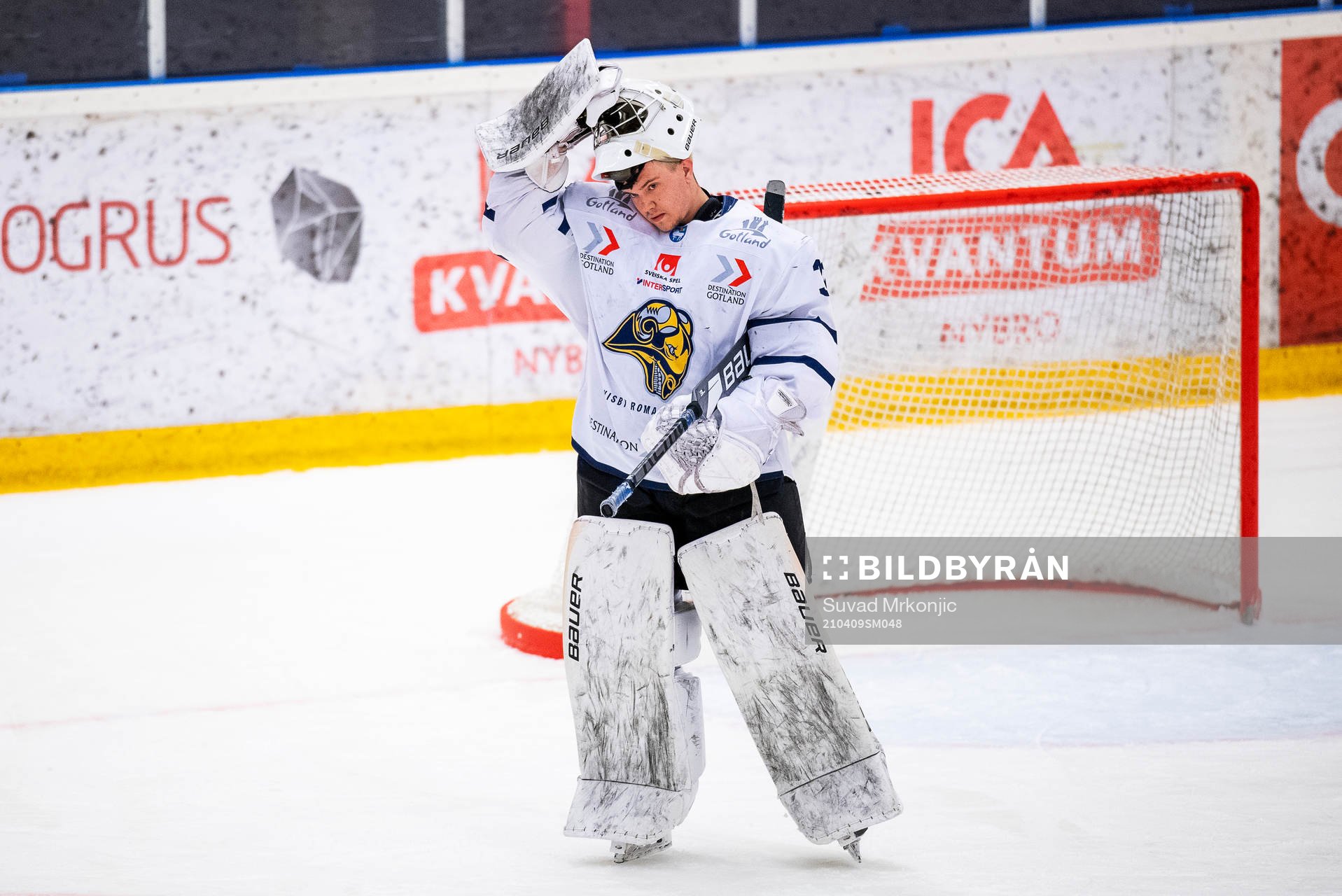 Visby/Romas målvakt Anton Malmborg