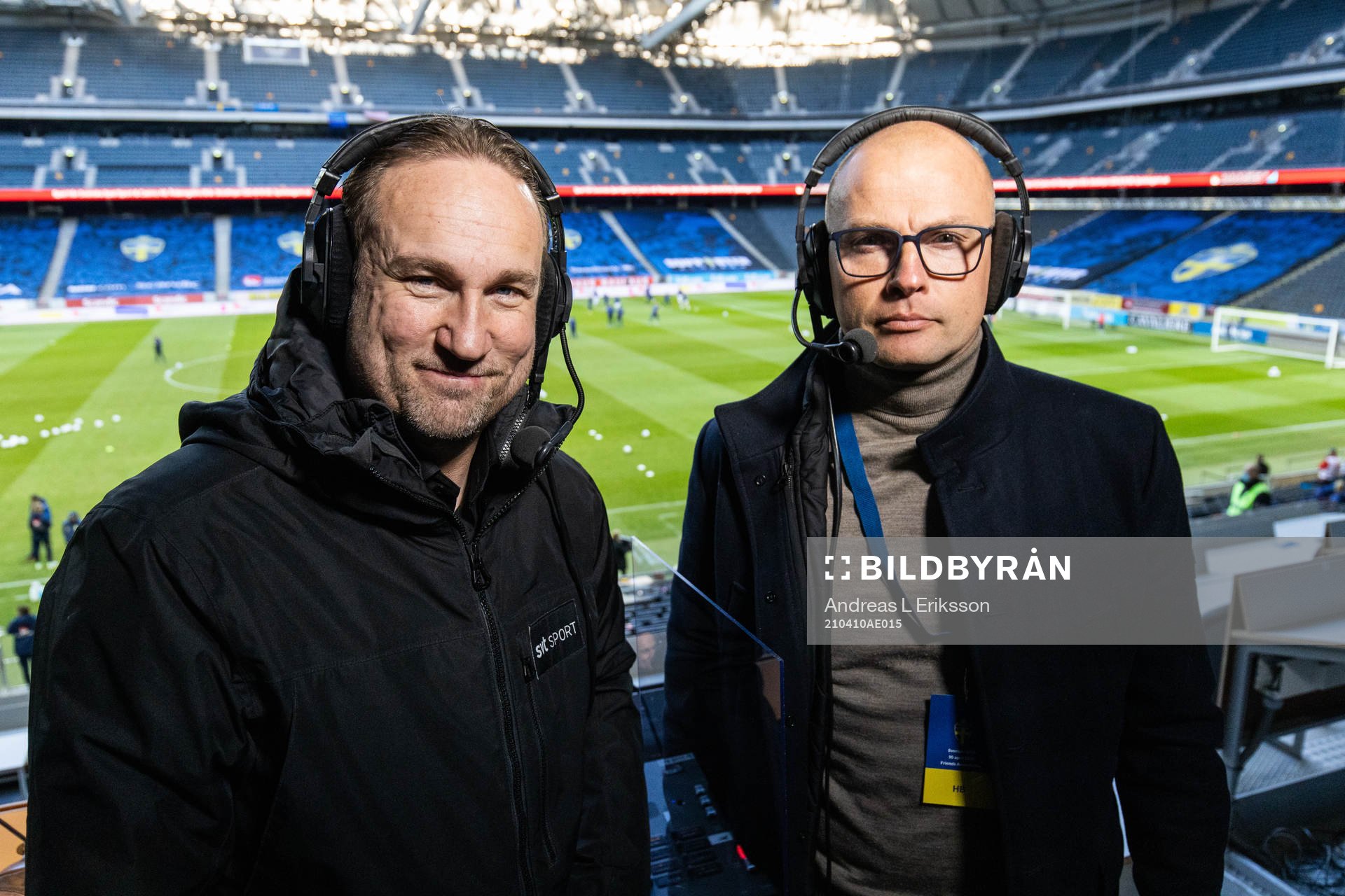 Chris Härenstam and Markus Johannesson of SVT