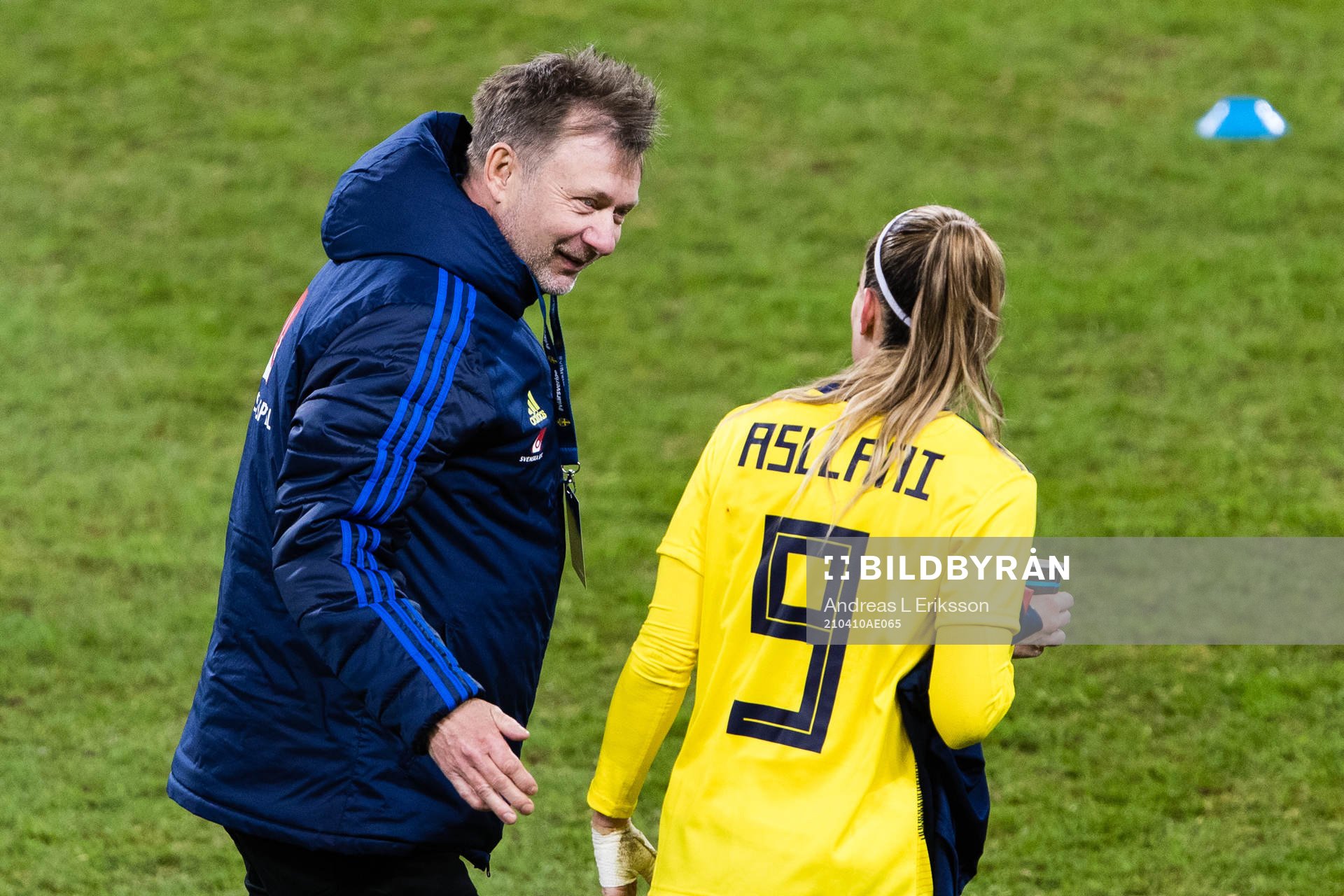 Peter Gerhardsson, Head coach of Sweden and Kosovare