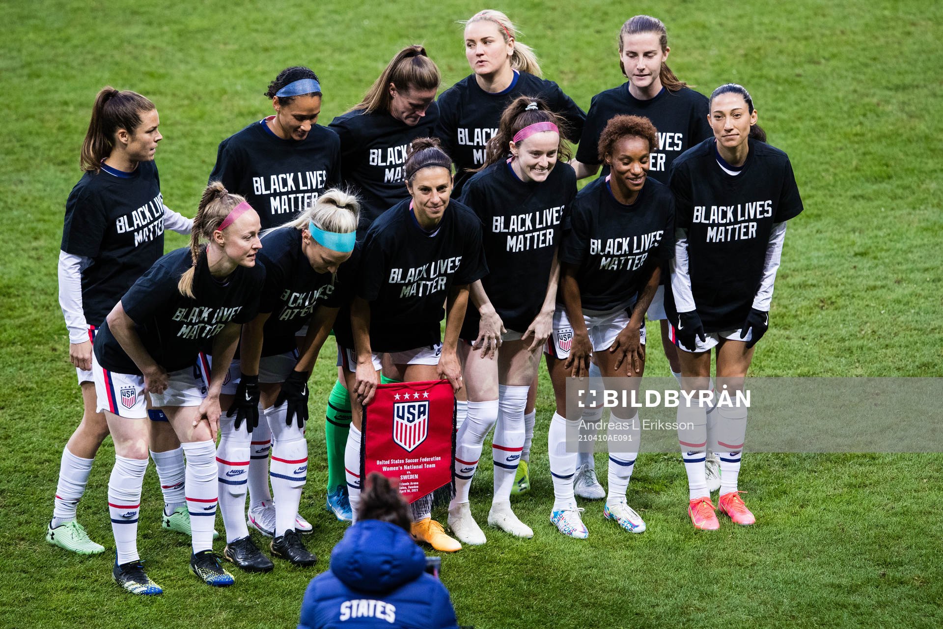 The starting eleven of USA