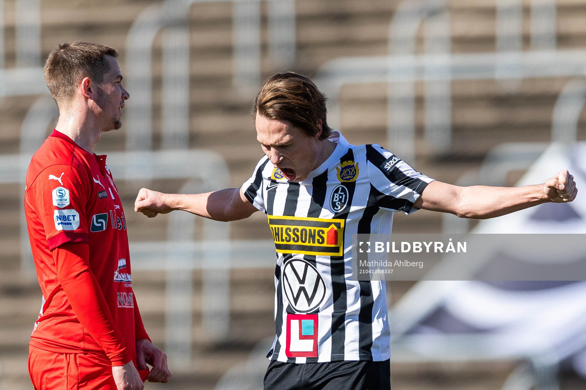 Värnamos Oscar Johansson deppar medan Landskronas Filip