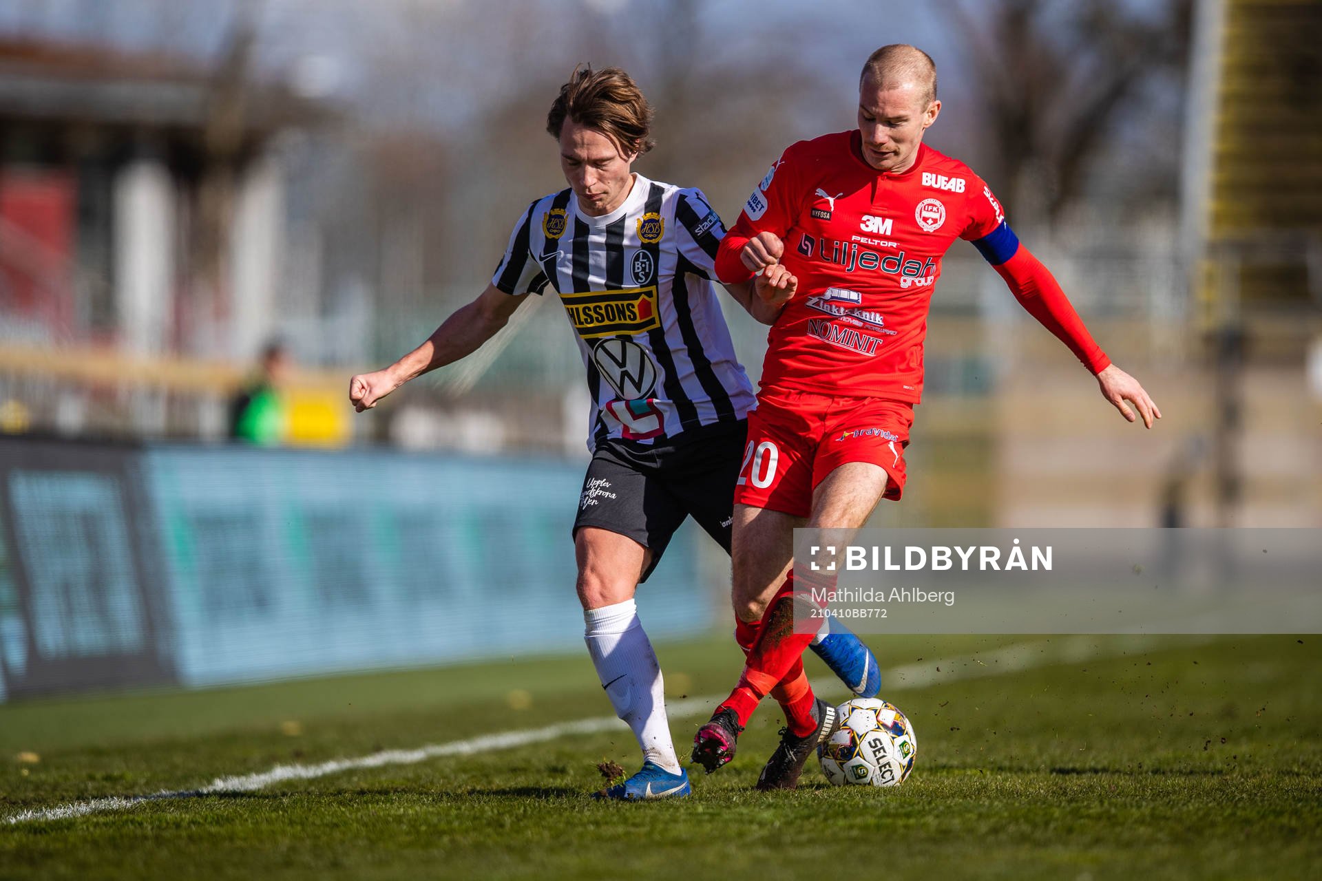 Landskronas Filip Ottosson och Värnamos Freddy Winsth