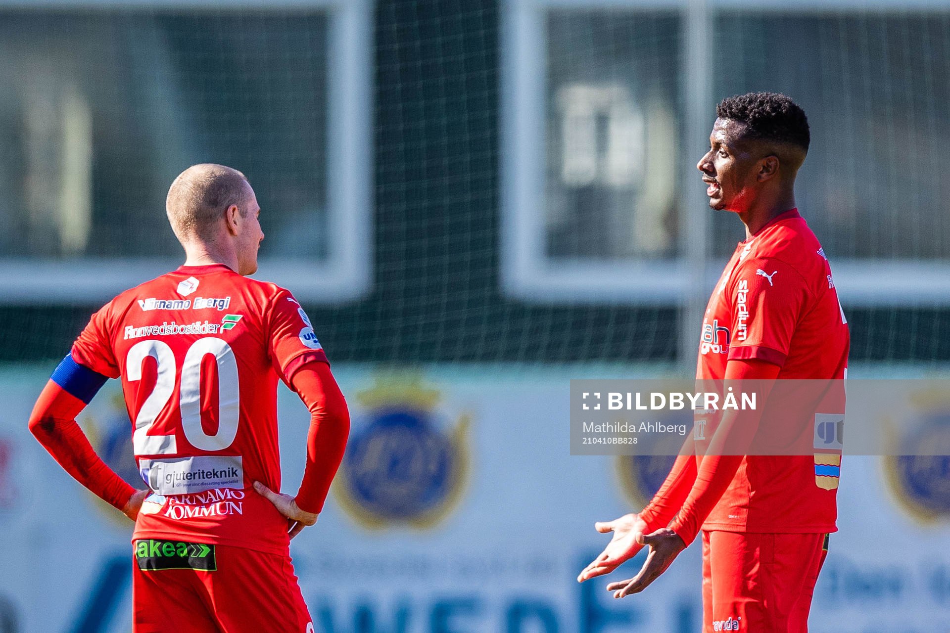 Värnamos Freddy Winsth och Bernardo Vilar Estevao Jeronimo