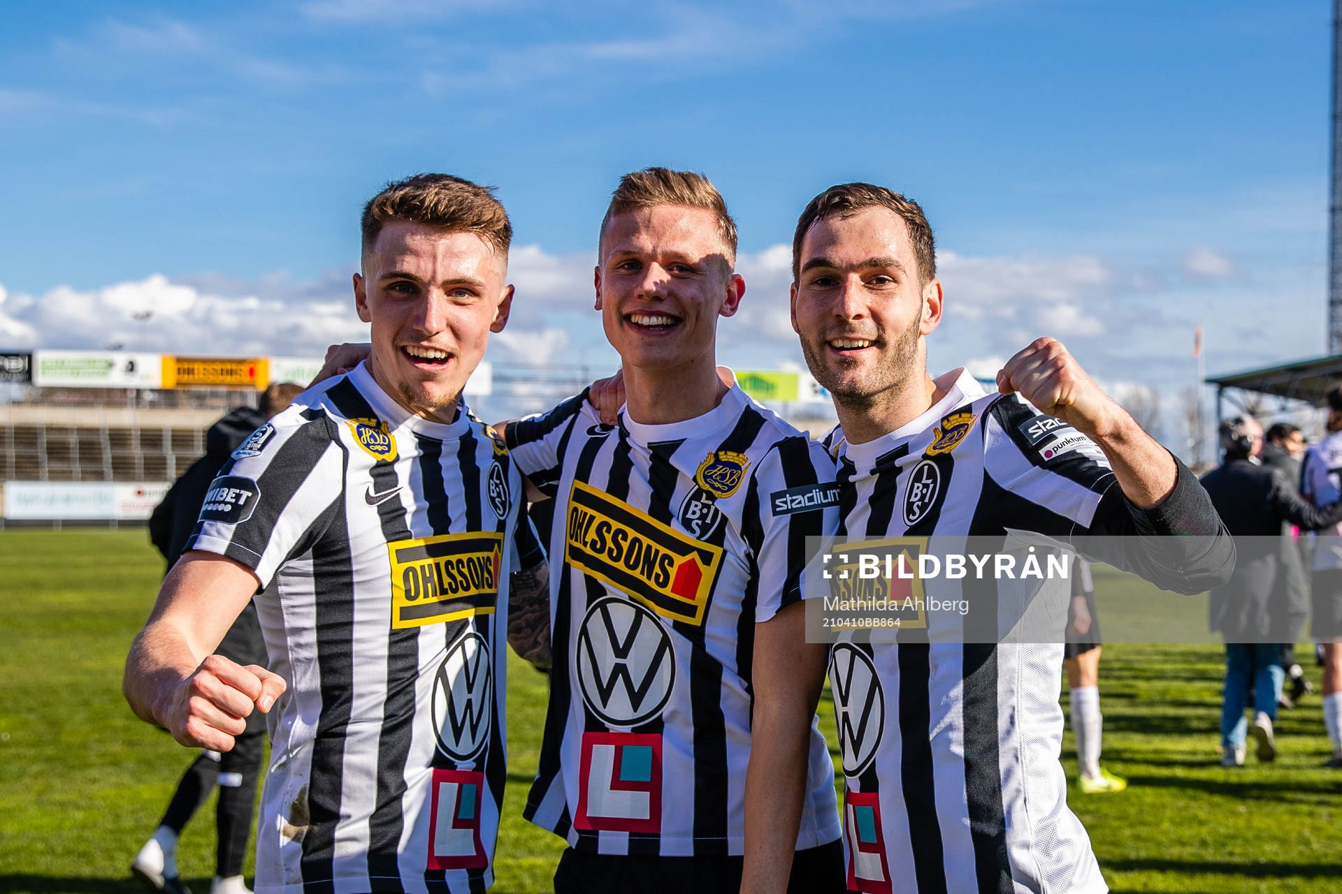 Landskronas Hampus Ferhm, Oscar Petersson och Alexander