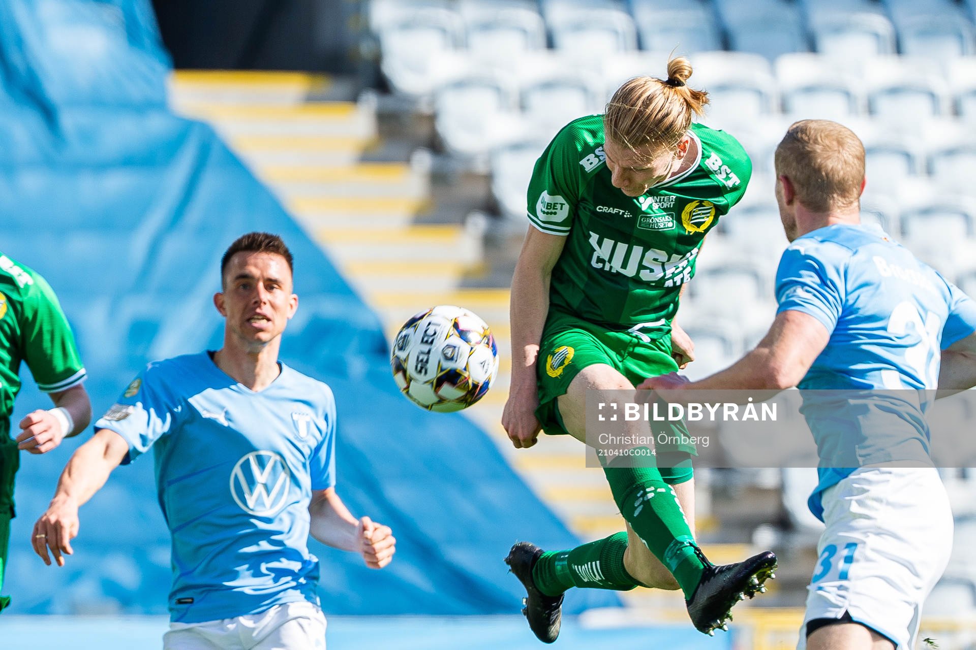 Hammarbys Gustav Ludwigson gör 0-1