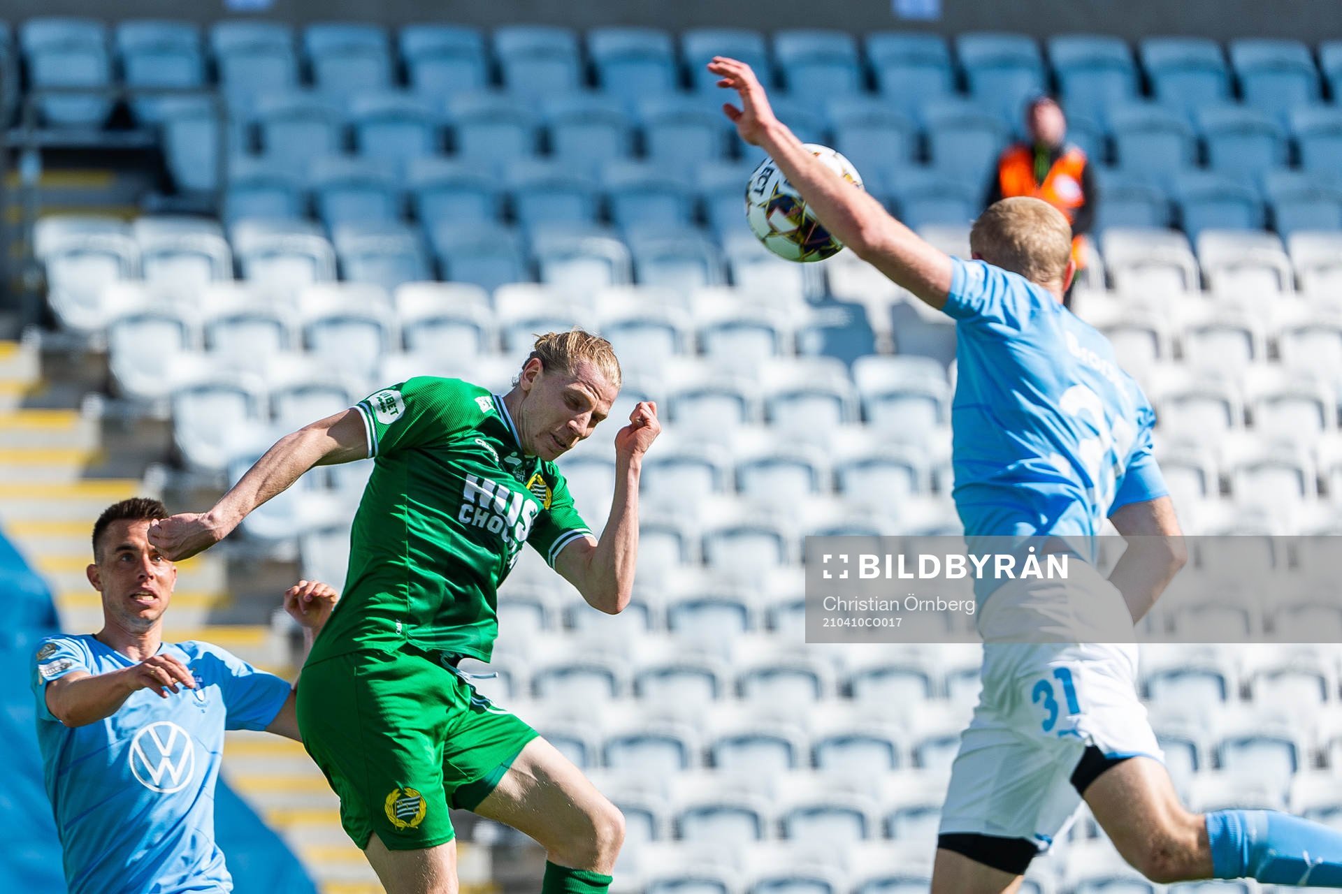 Hammarbys Gustav Ludwigson gör 0-1
