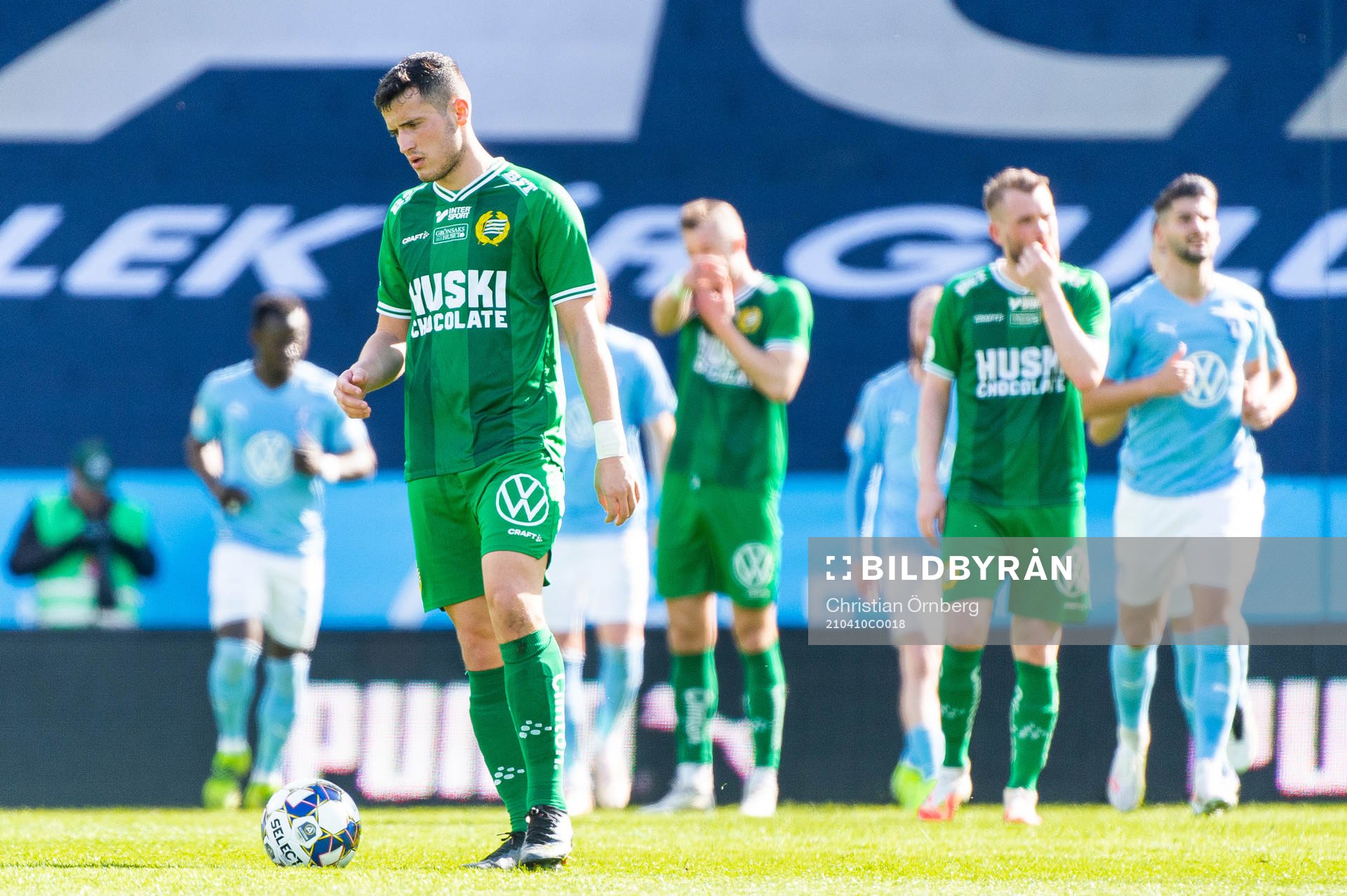 Hammarbys Astrit Selmani deppar