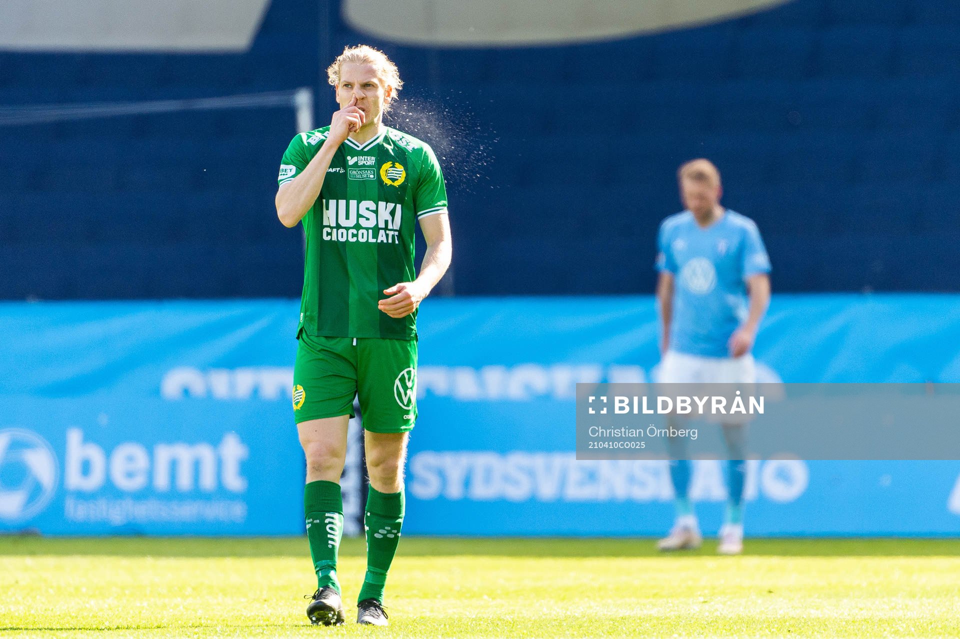 Hammarbys Gustav Ludwigson deppar