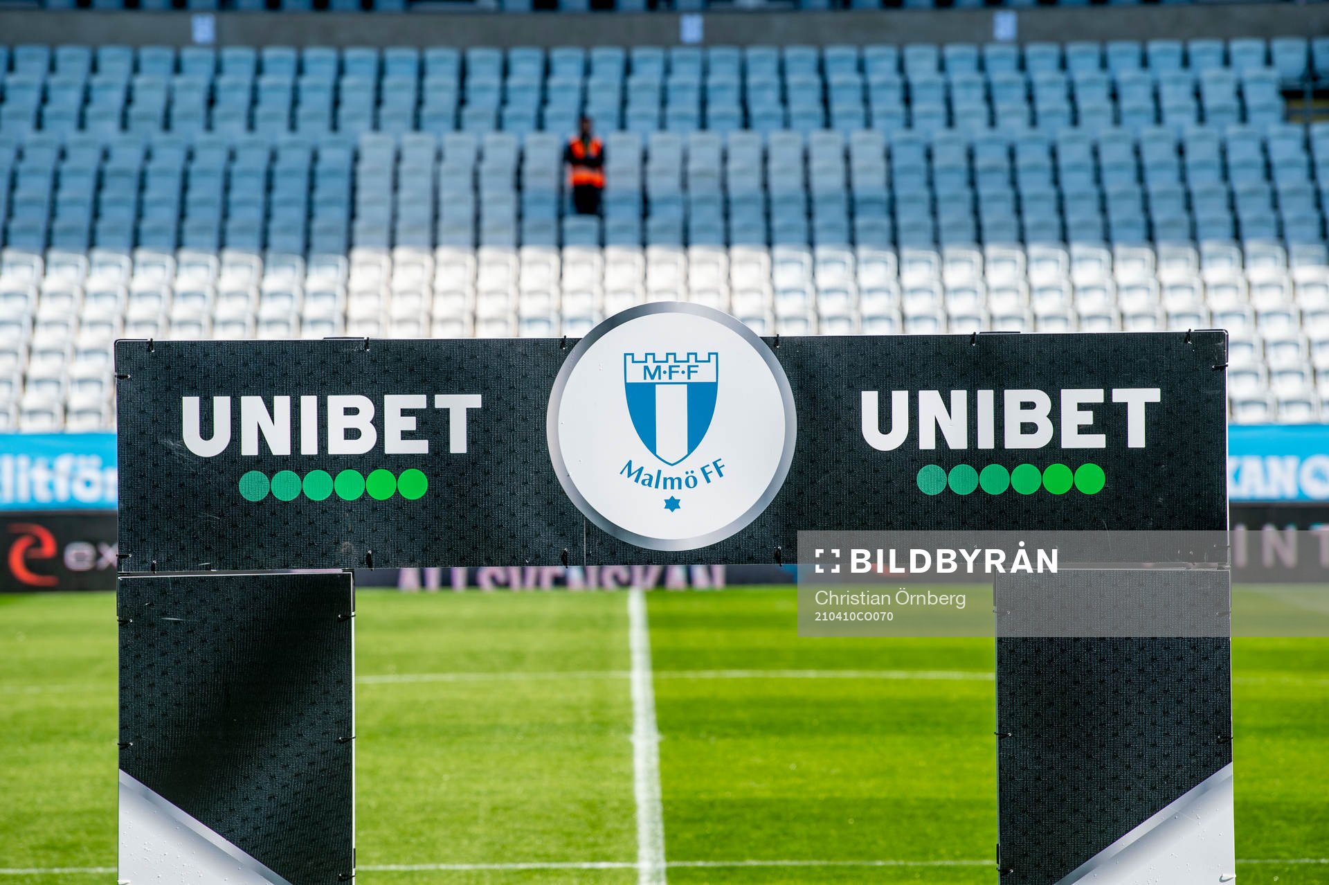 Portalen innan fotbollsmatchen i Allsvenskan mellan Malmö