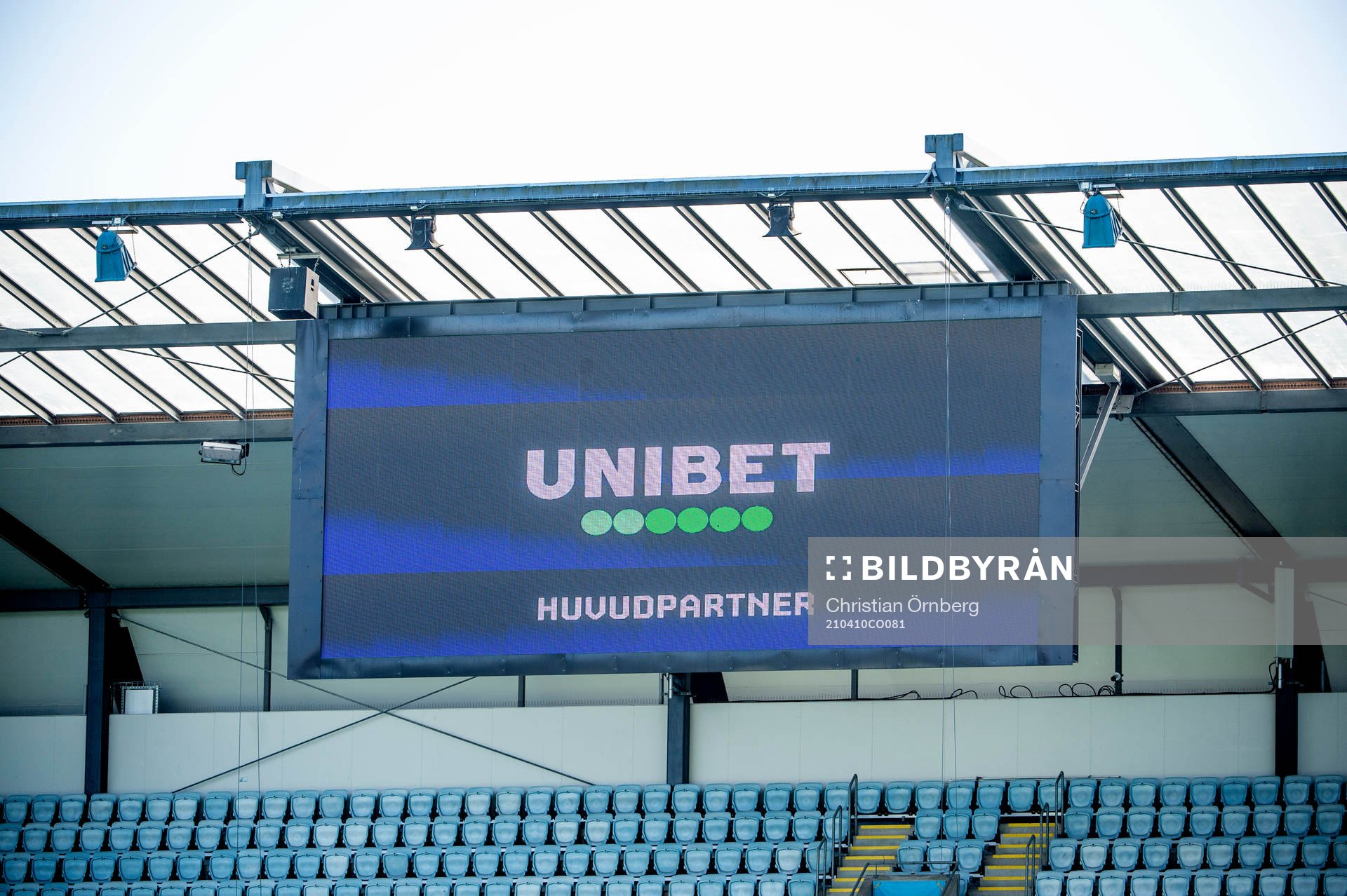 Unibet på storbildsskärmen