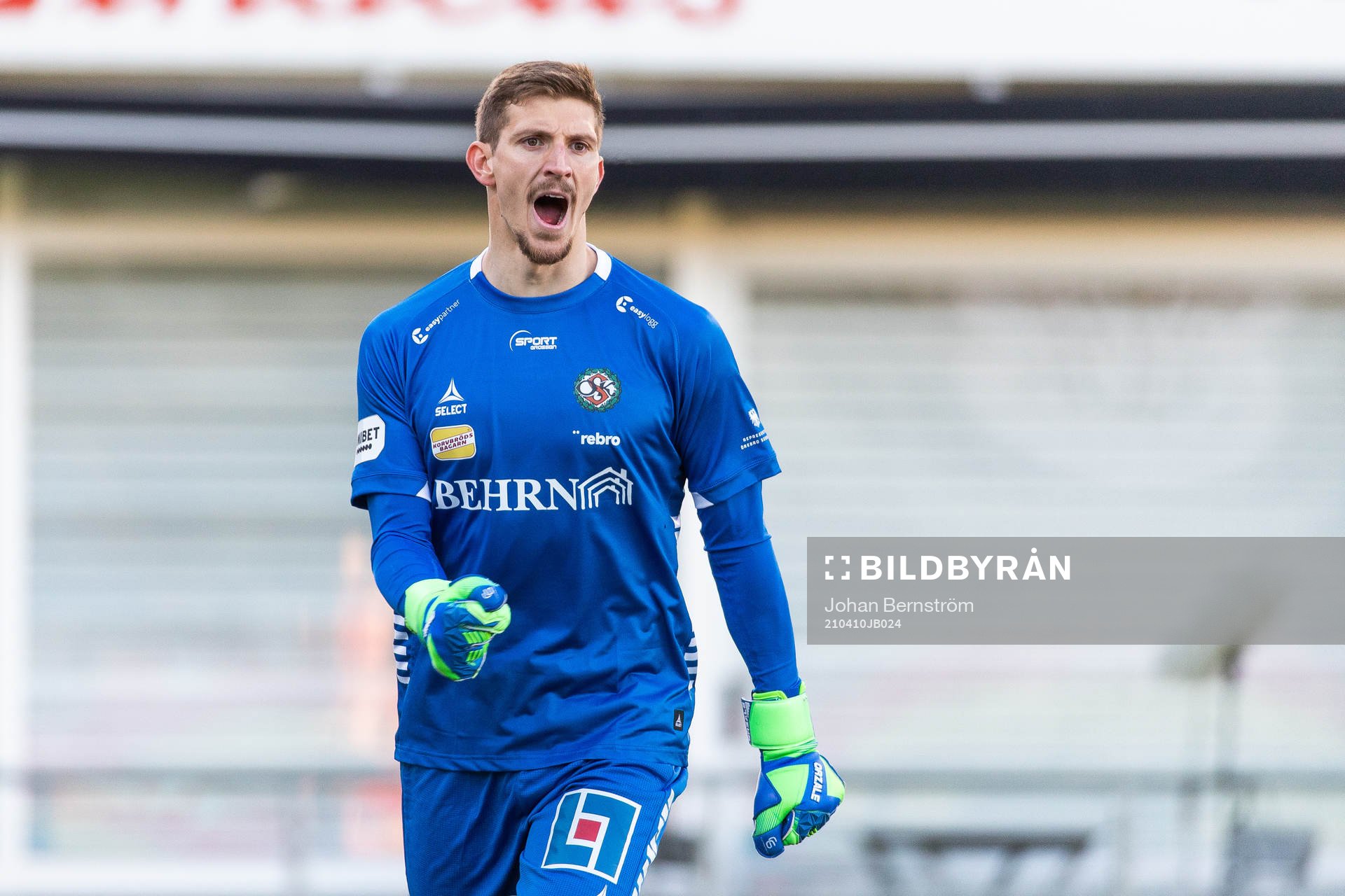 Örebros målvakt Bobby Allain