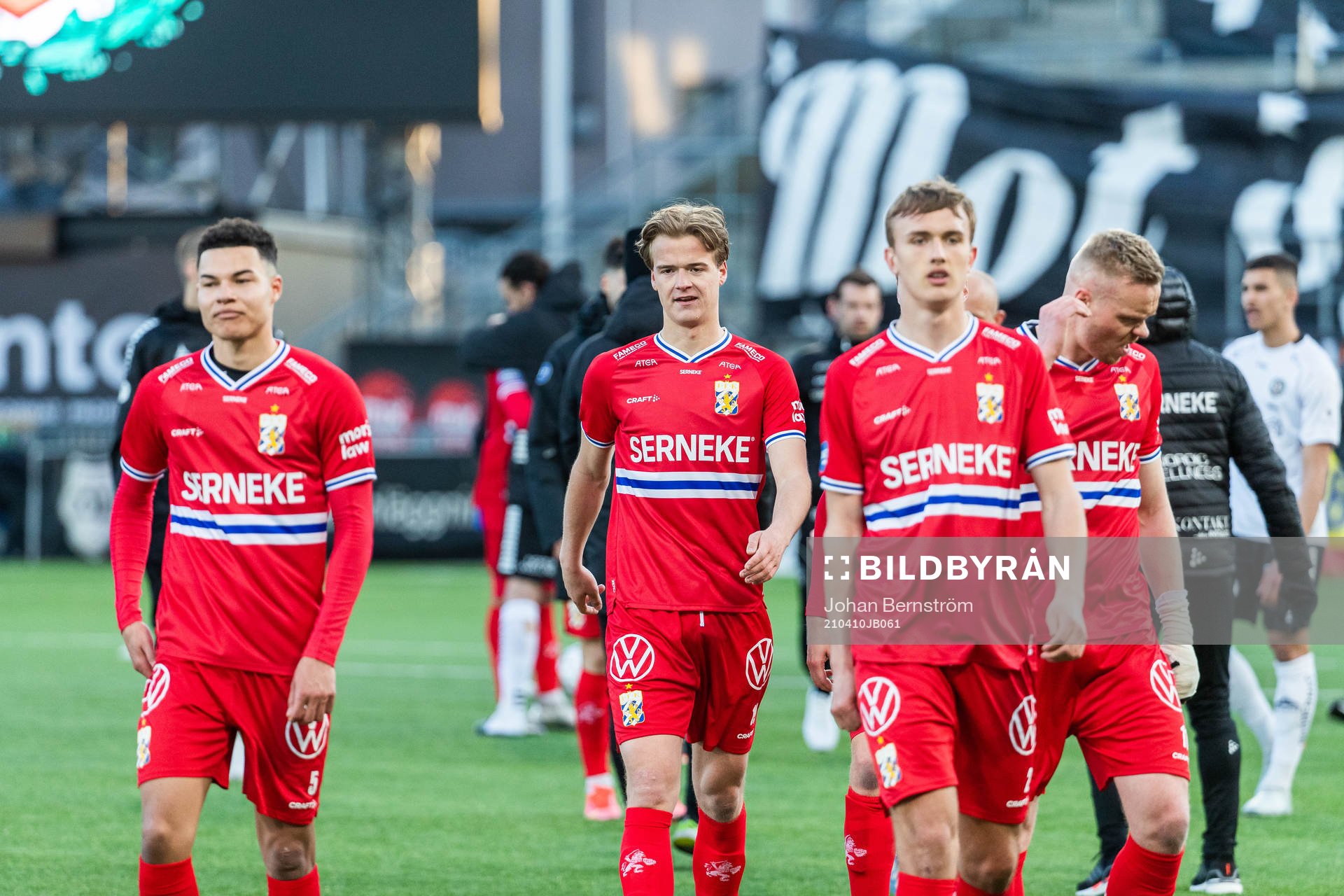 IFK Göteborgs Alexander Jallow, August Erlingmark, Jesper
