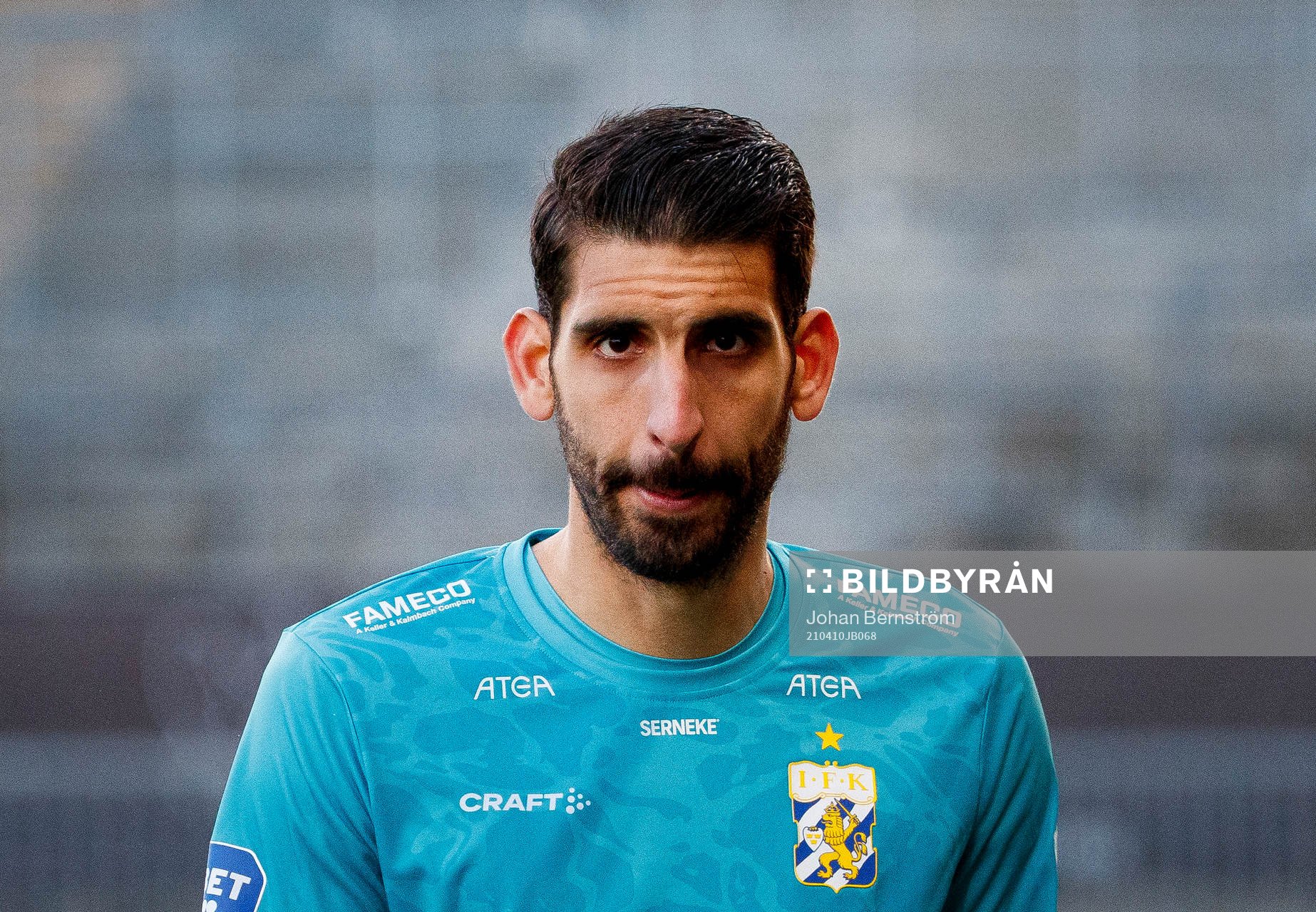 IFK Göteborgs målvakt Giannis Anestis deppar