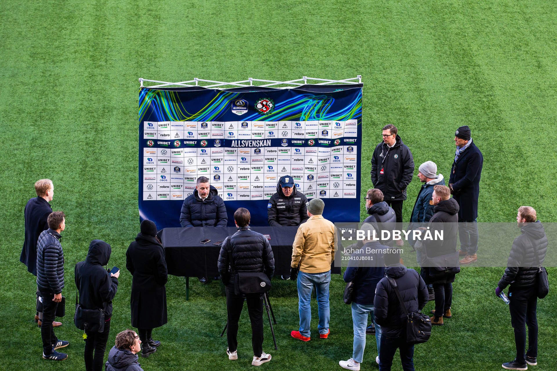 Örebros tränare Axel Kjäll och IFK Göteborgs tränare