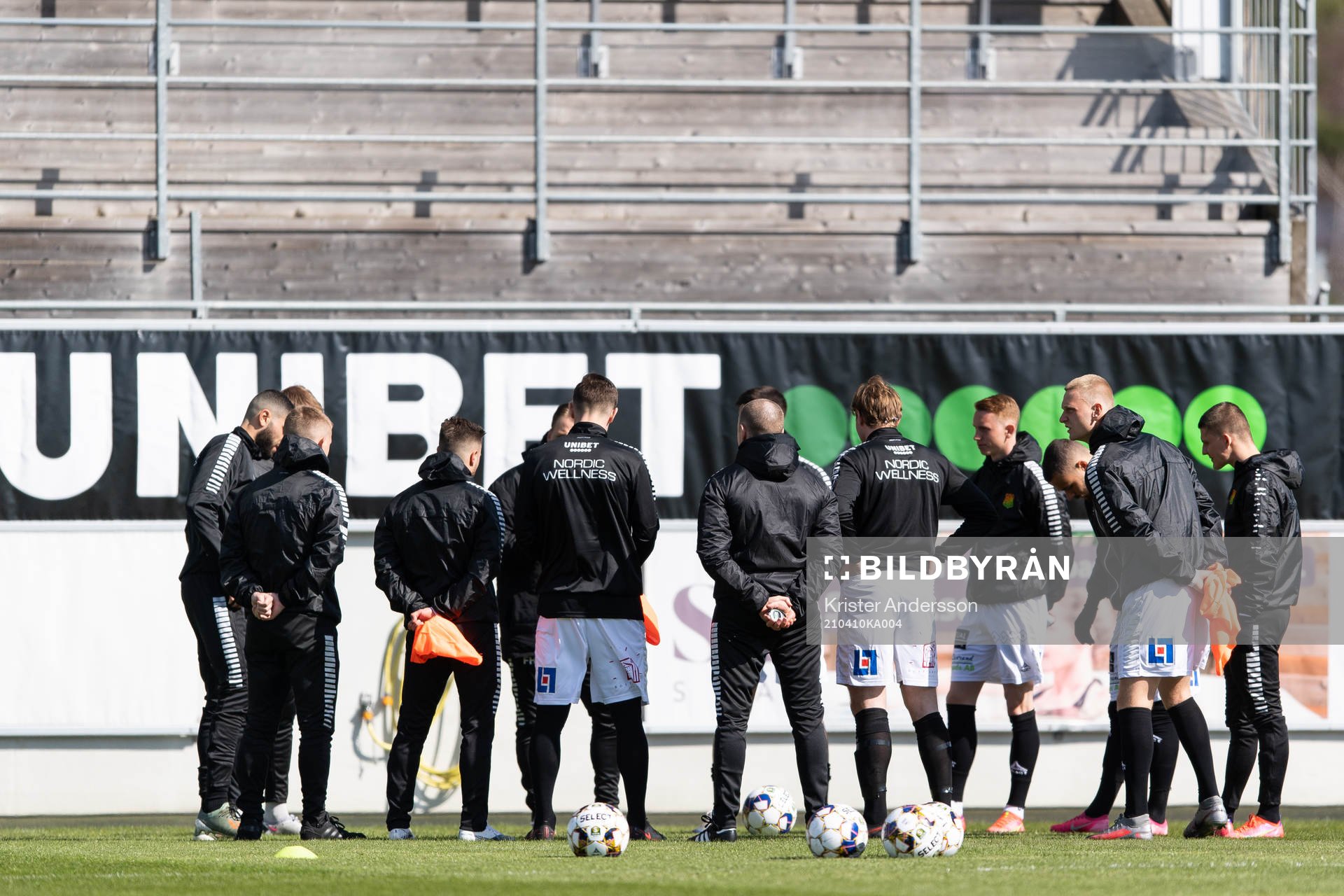 under fotbollsmatchen i Superettan mellan Falkenberg och
